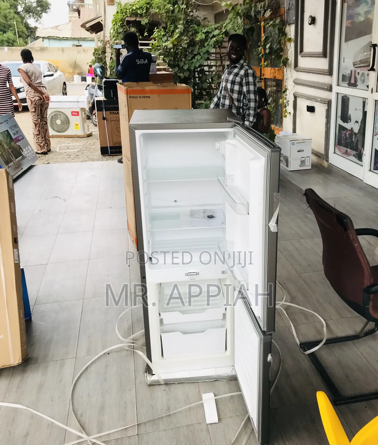 Shop Unique Galazy GLX-200TM Bottom Freezer Fridge(Gray).