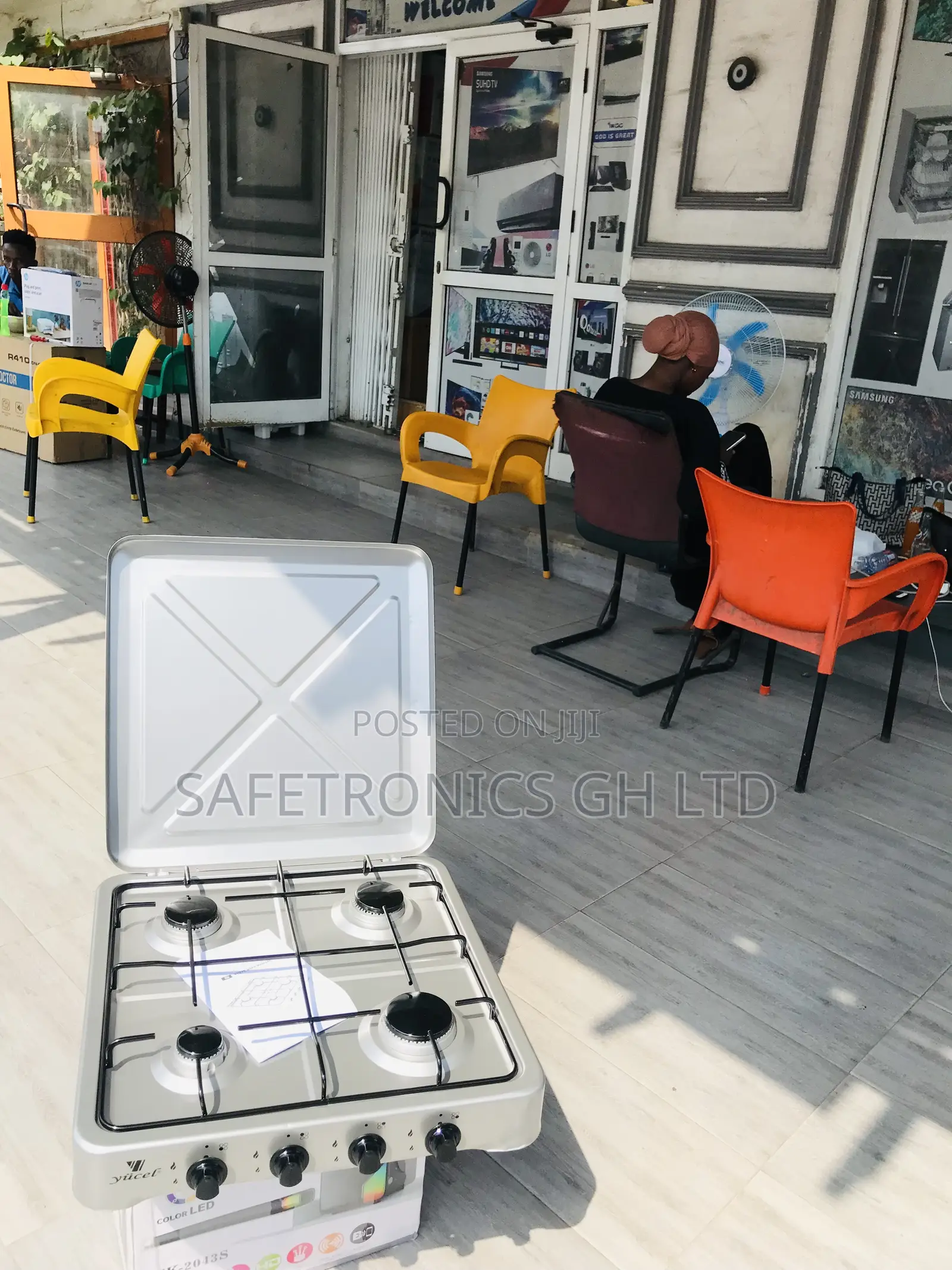 Efficiency Yucel 4 Gas Tabletop Gray Cooker
