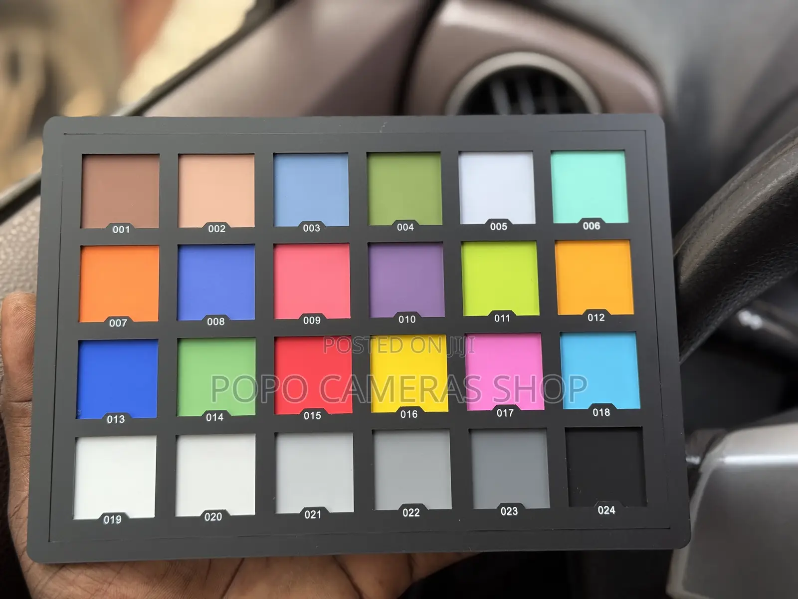 Professional 24 Color Checker Pallete Board