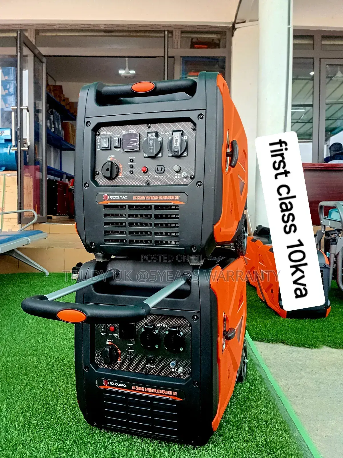 Quietwave Inverter Gen 10kva 13000wats Pertrol Silent 10kva