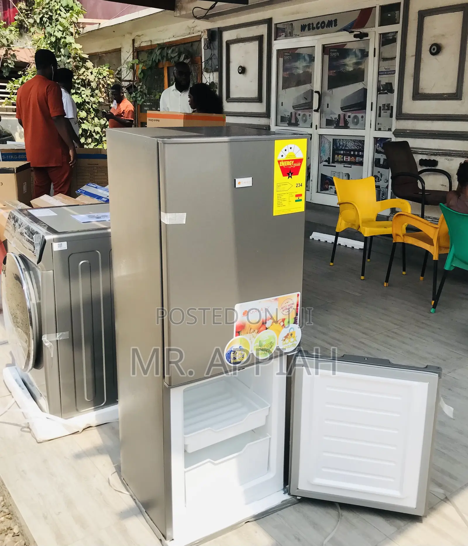 Keep It Fresh With Galazy GLX-200TM 2 Door Electric Fridge.