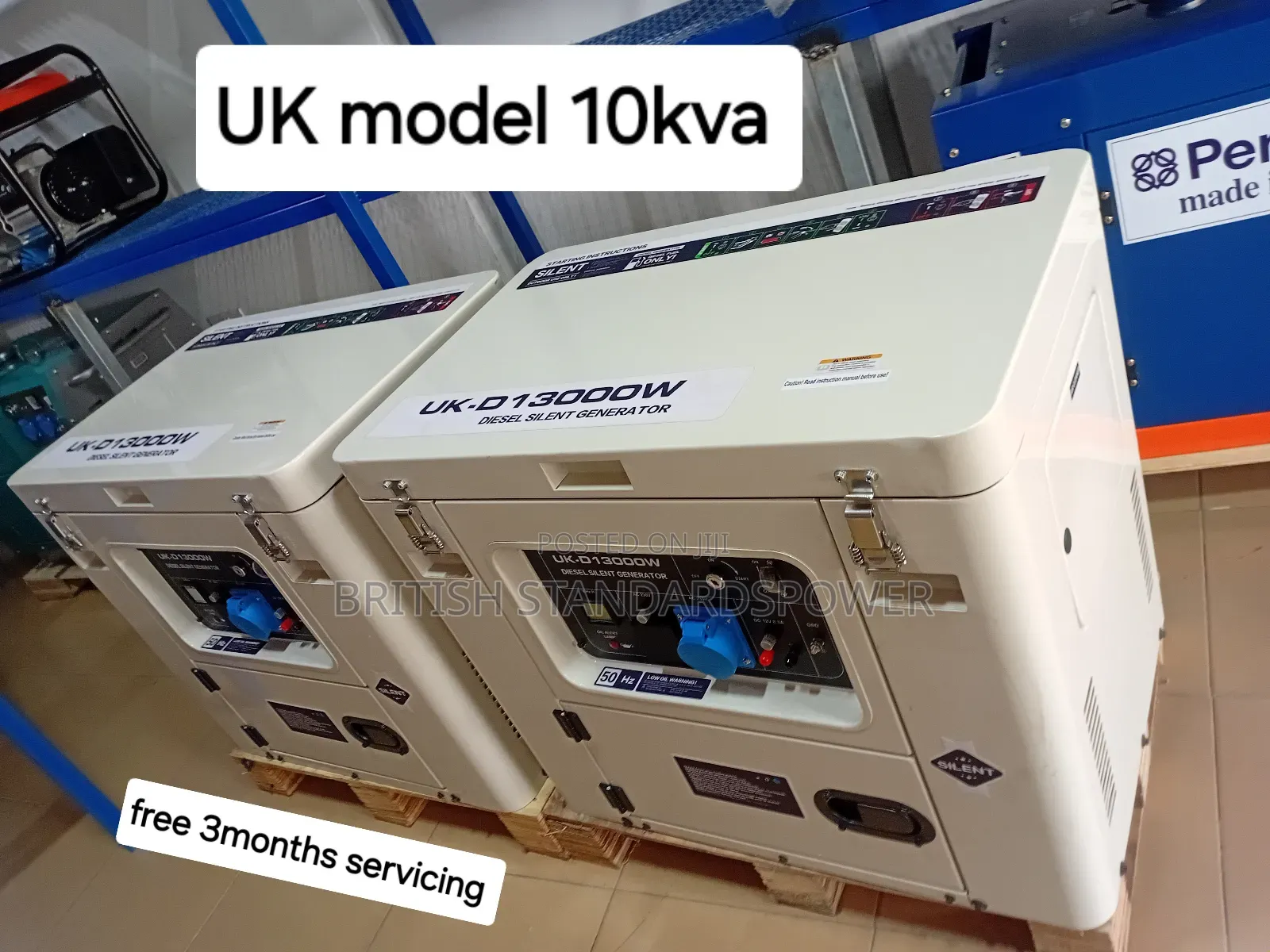 Stable 10kva 13000watt Diesel Engine Silent Generator
