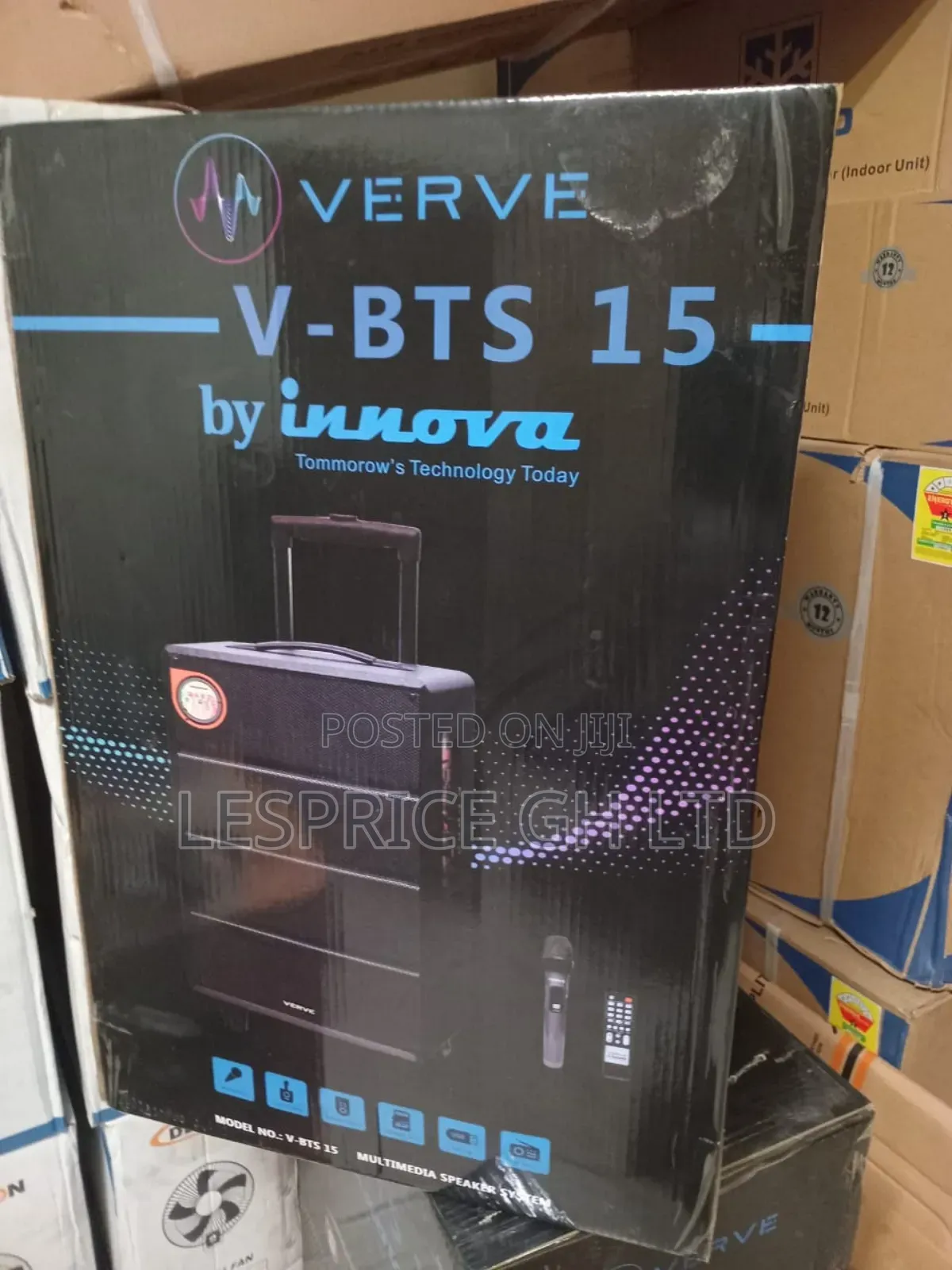 Dynamic Audio Experience: Innova v-BTS 15 Speaker