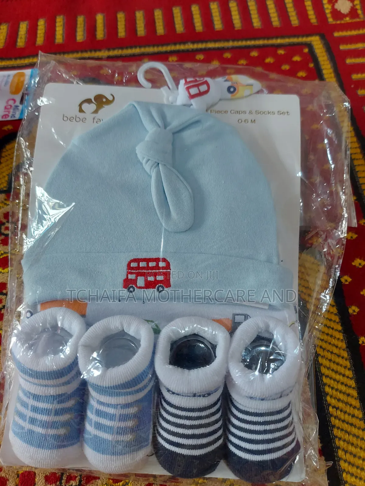 Baby Hat With Shoe Socks