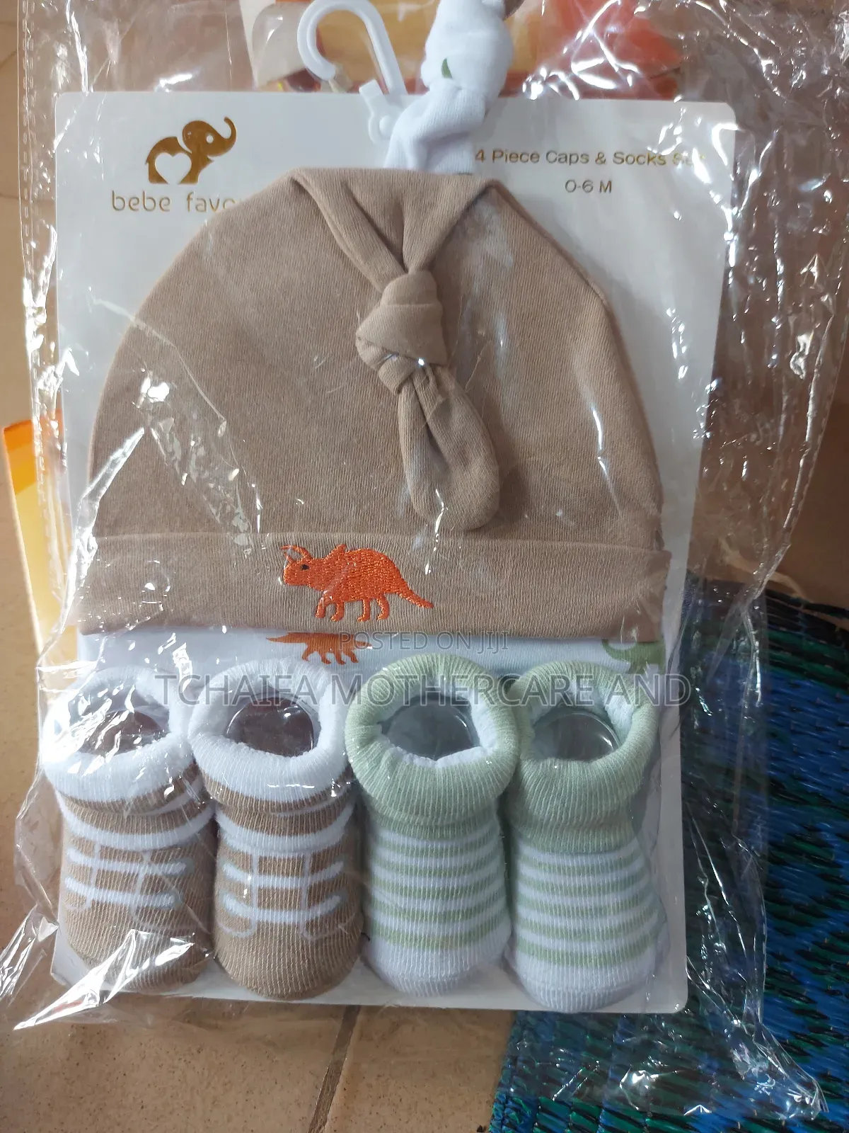 Baby Hat With Shoe Socks