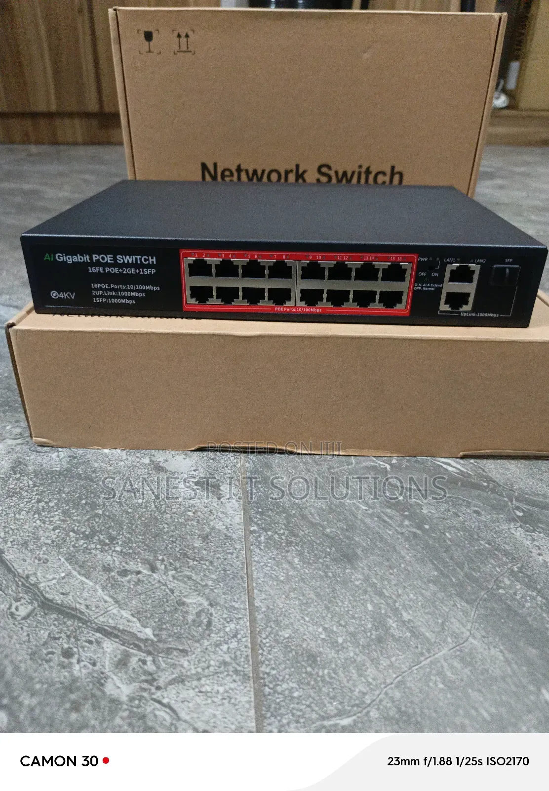 Poe Network Switch 16 Ports