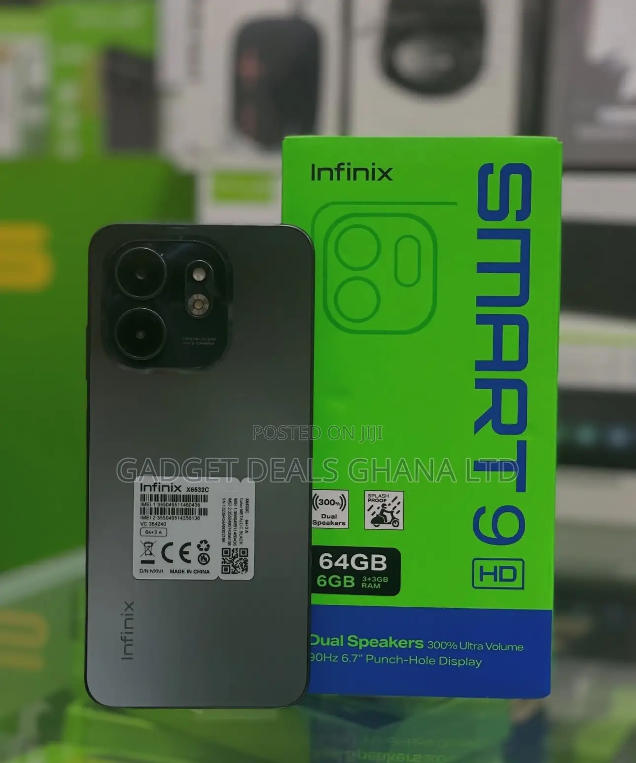 New Infinix Smart 9 64 GB Black