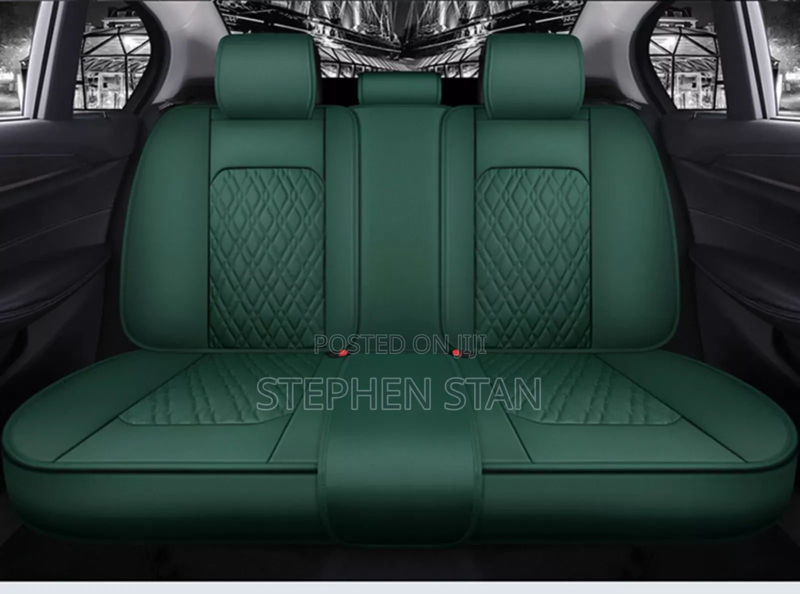 Original Foreign Unique Green Car Seat Cover Premium Package