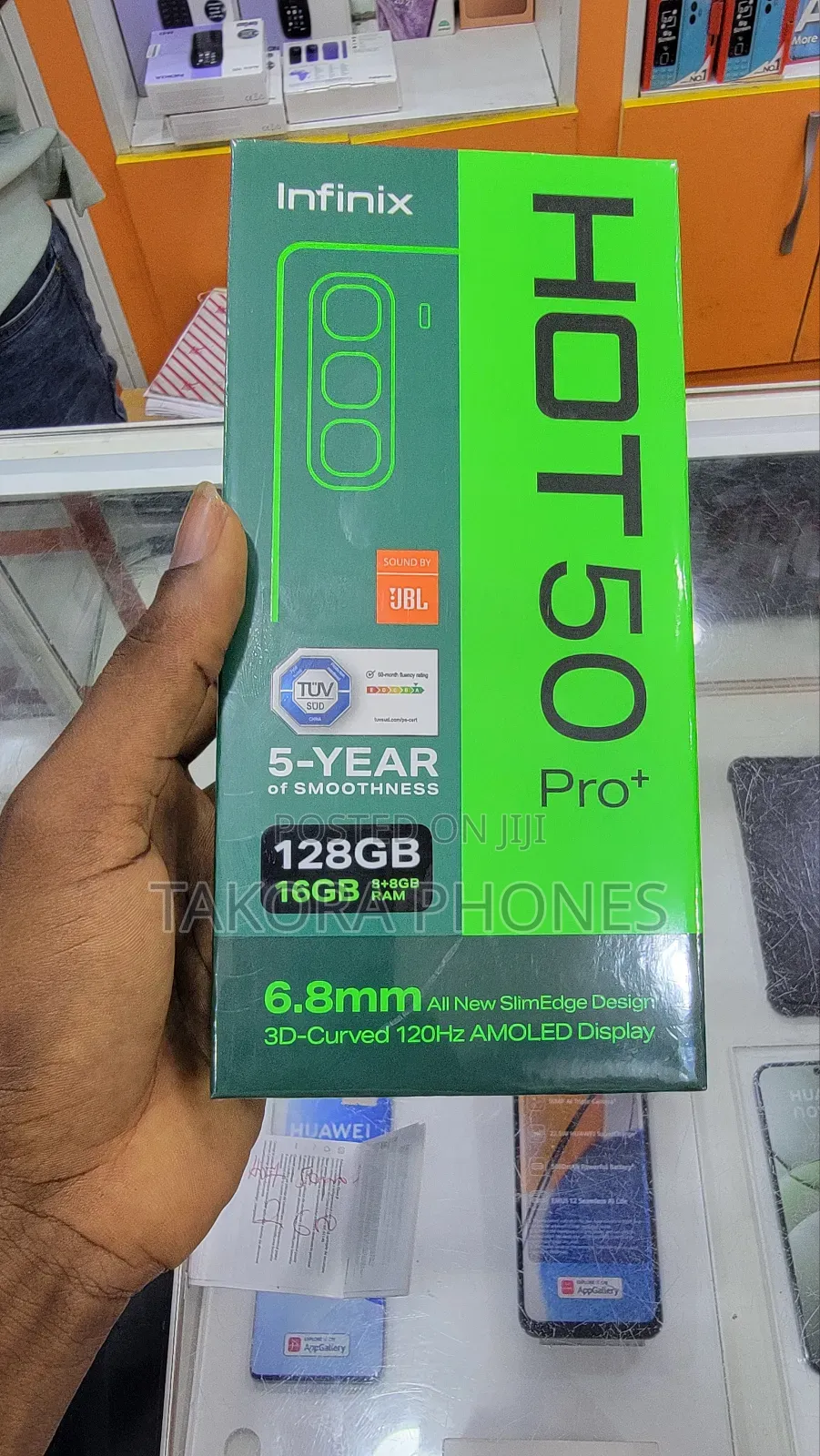 New Infinix Hot 50 Pro+ 4G 128 GB Black