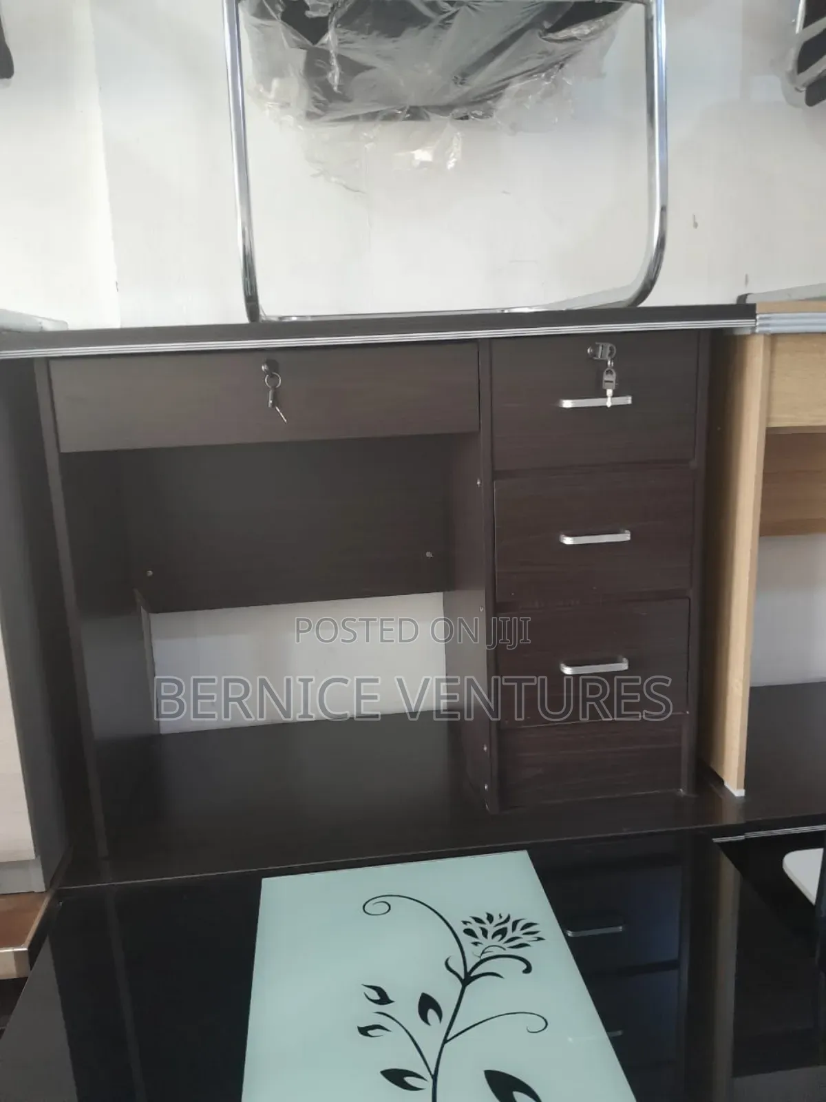 Coffee Brown Office Desk