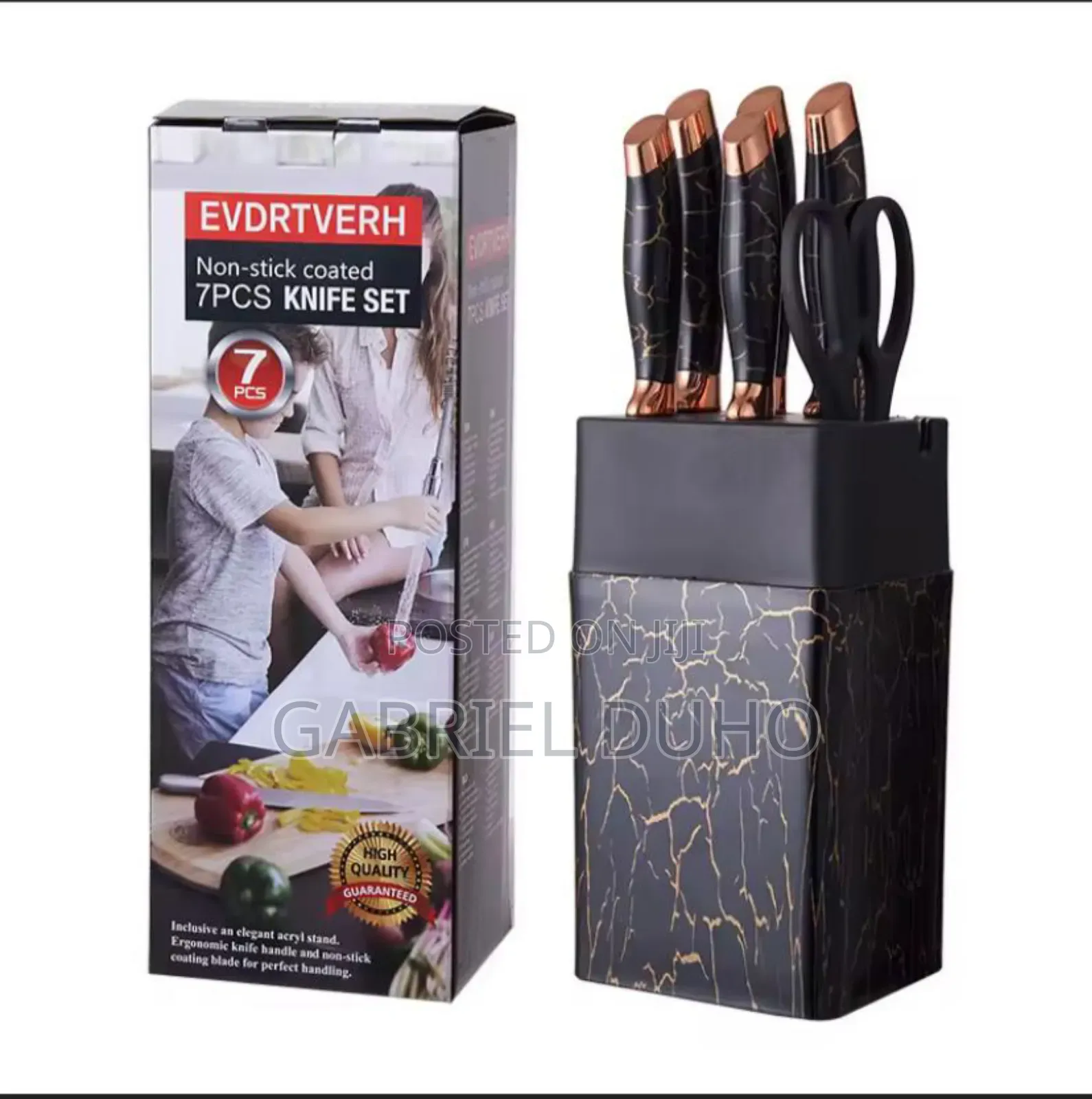 7pcs Knife Set With Holder