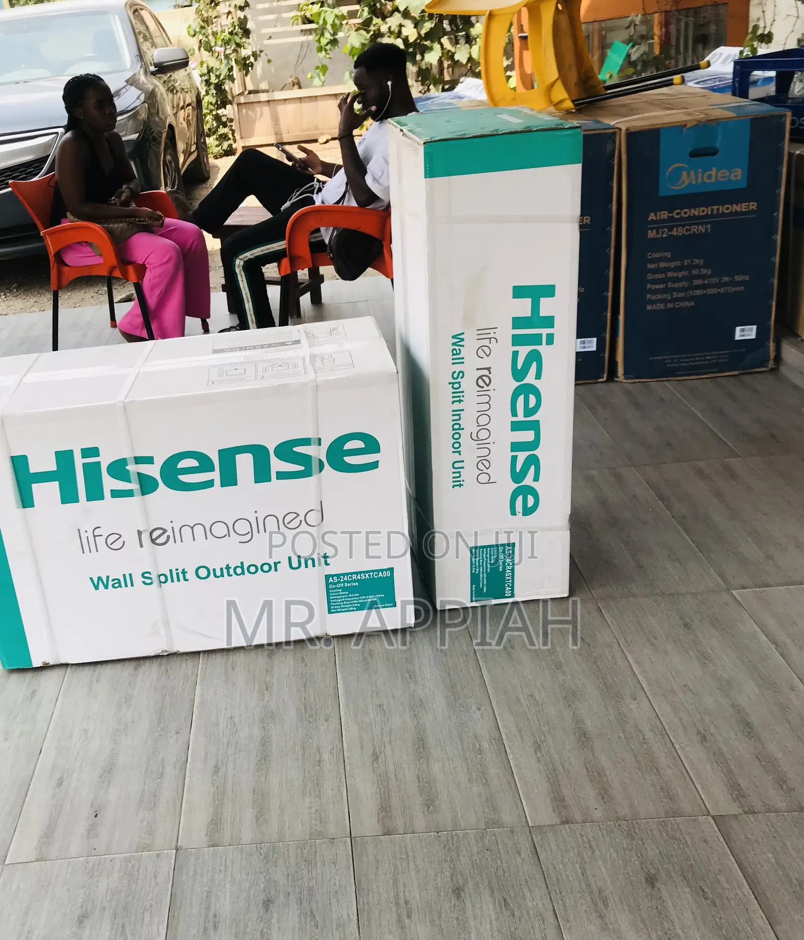 Efficient Hisence 2.5hp Split Ac With Copper Condenser.