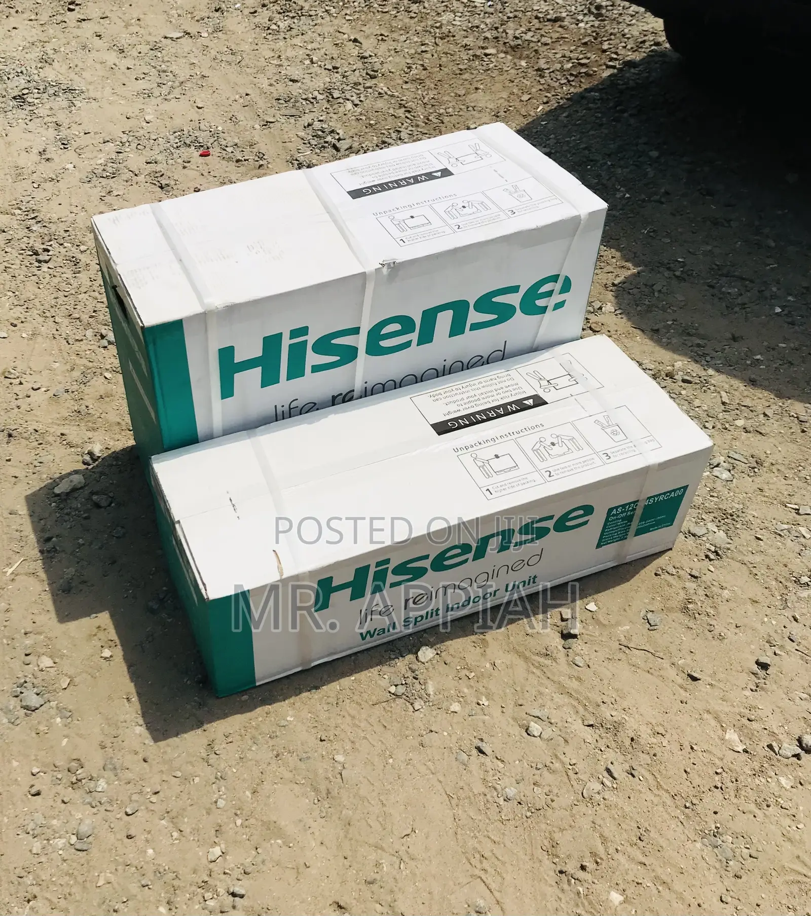 Unique Hisence 1.5hp Non Inverter Ac With White Panel.
