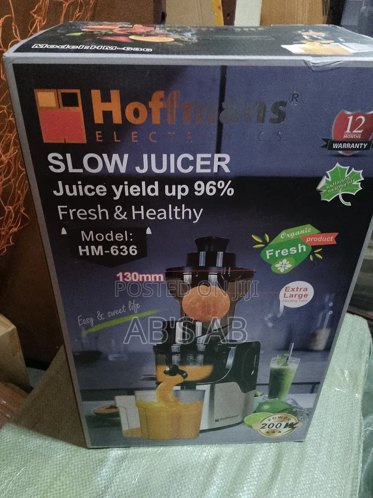 SLOW JUICER ( Hoffman's Juice)