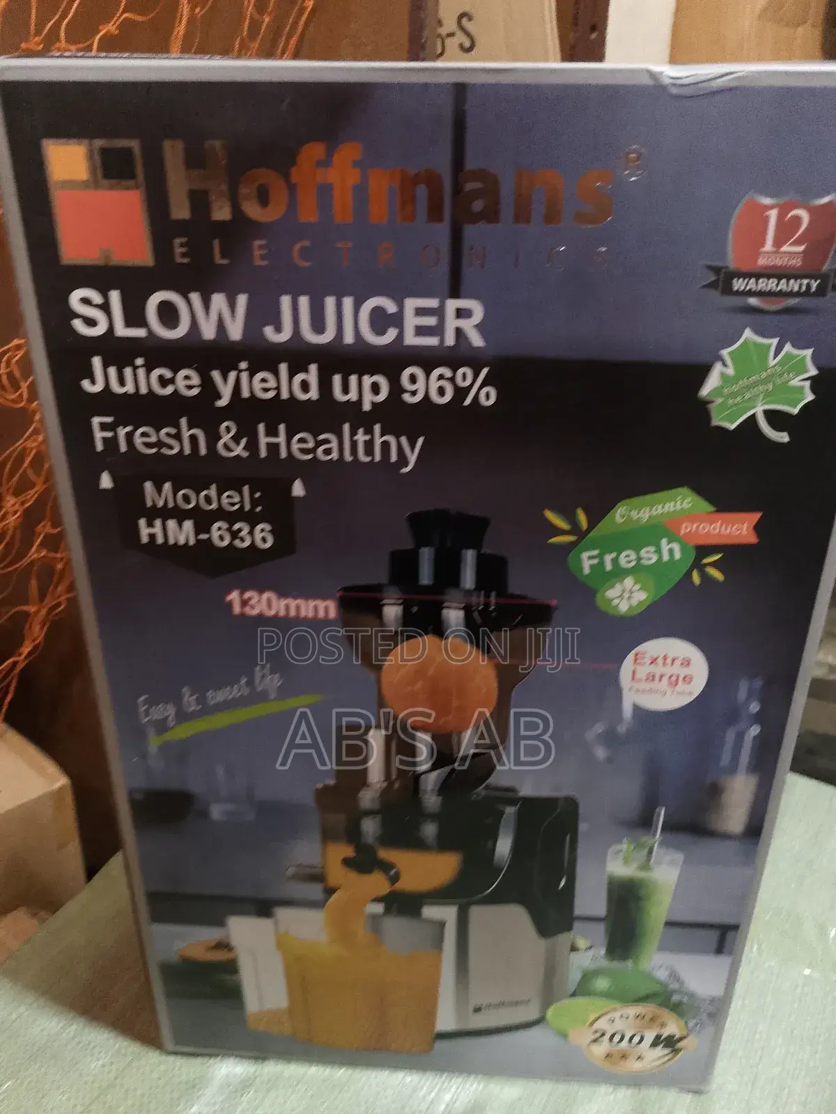 SLOW JUICER ( Hoffman's Juice)