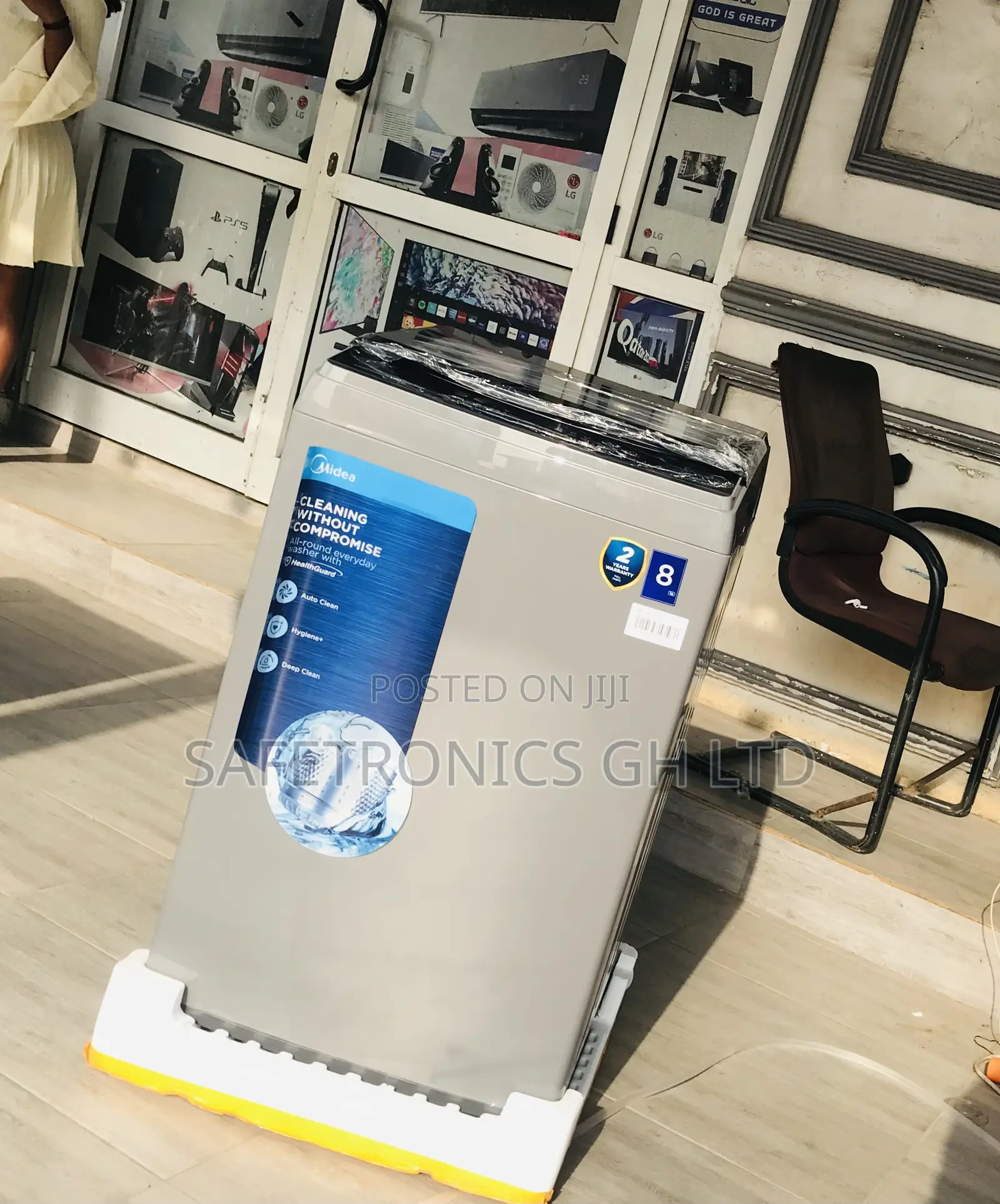 Choose Massive Midea Fullauto 8kg Top Mount Washer