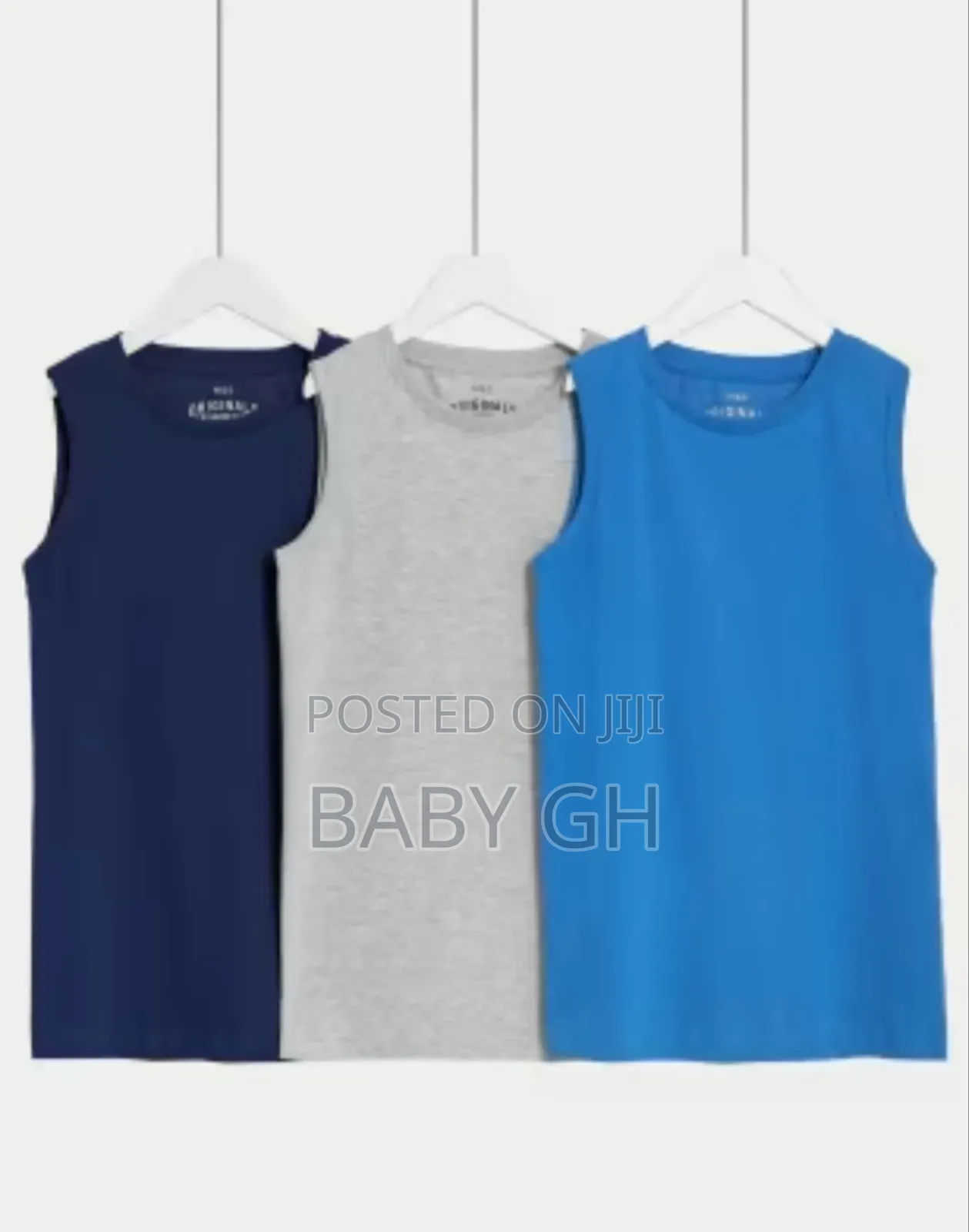 M S 3pk Original Vest for Boys 9-10years