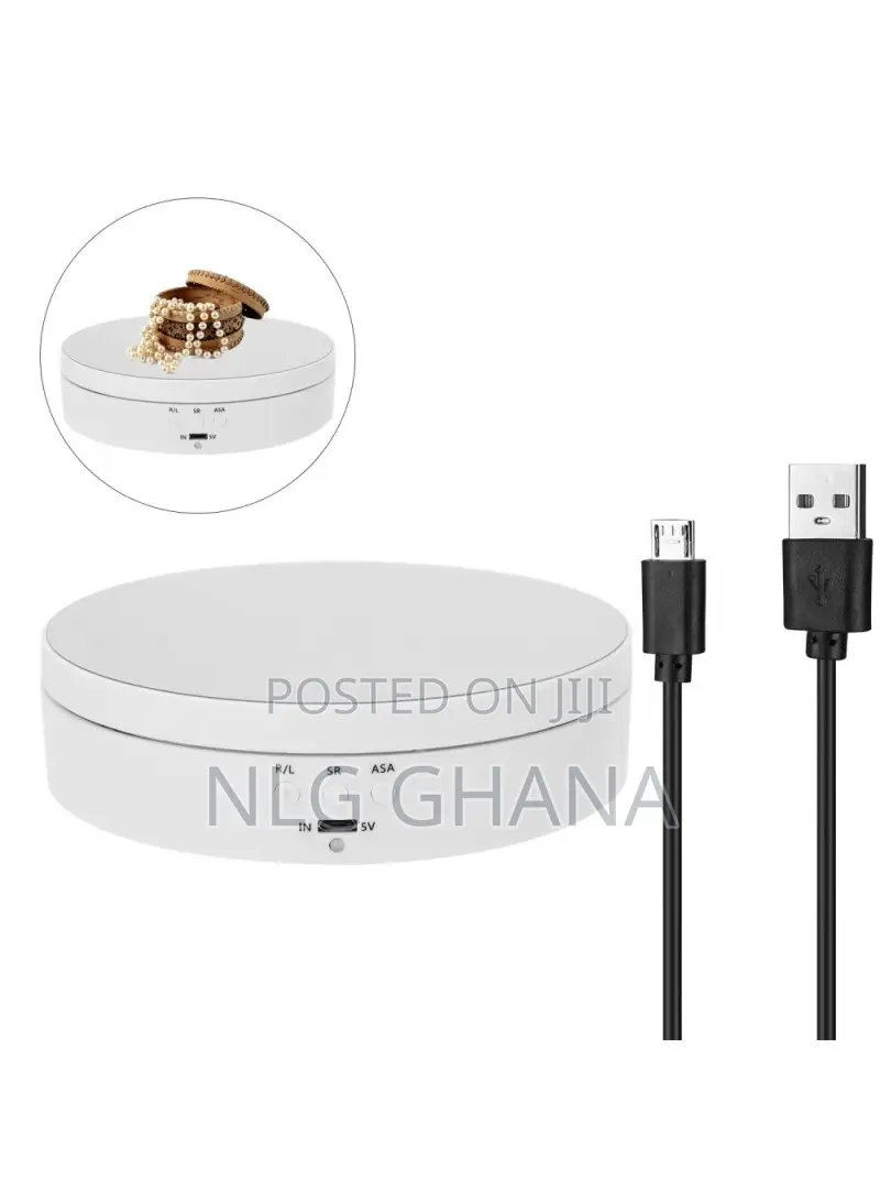 5.4" Electric 360 Degree Rotating Turntable Display Stand