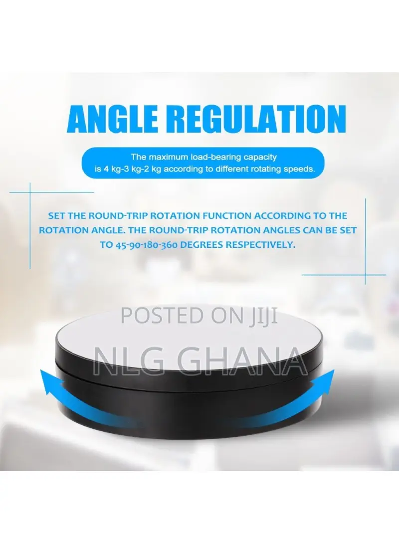 5.4" Electric 360 Degree Rotating Turntable Display Stand