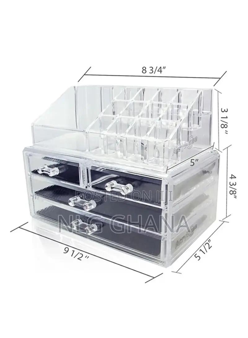 Large Makeup Brushes Organizer Desktop Cosmetic Jewelry Stor