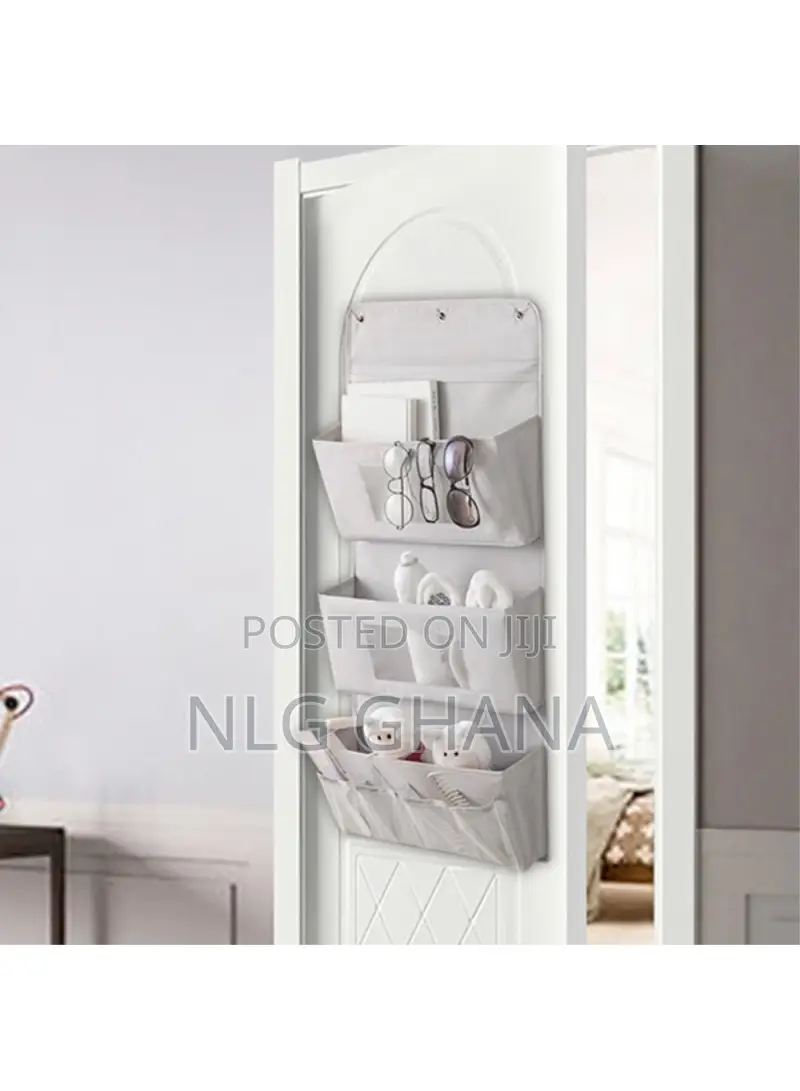 3-Layer Storage Bag 600D Oxford Cloth Wall Door Hanging Orga
