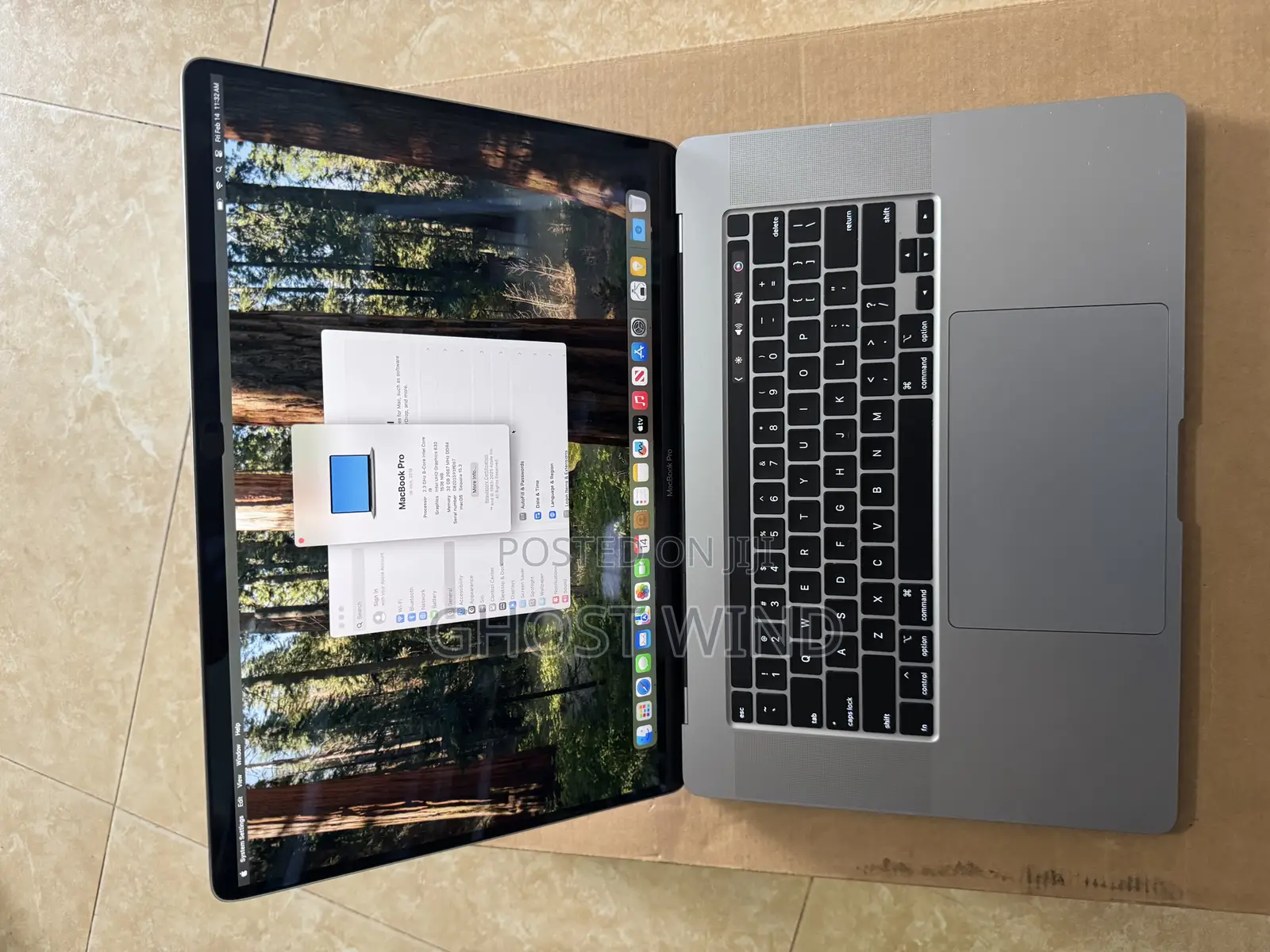 Laptop Apple MacBook Pro 2019 32GB Intel Core I9 SSD 1T