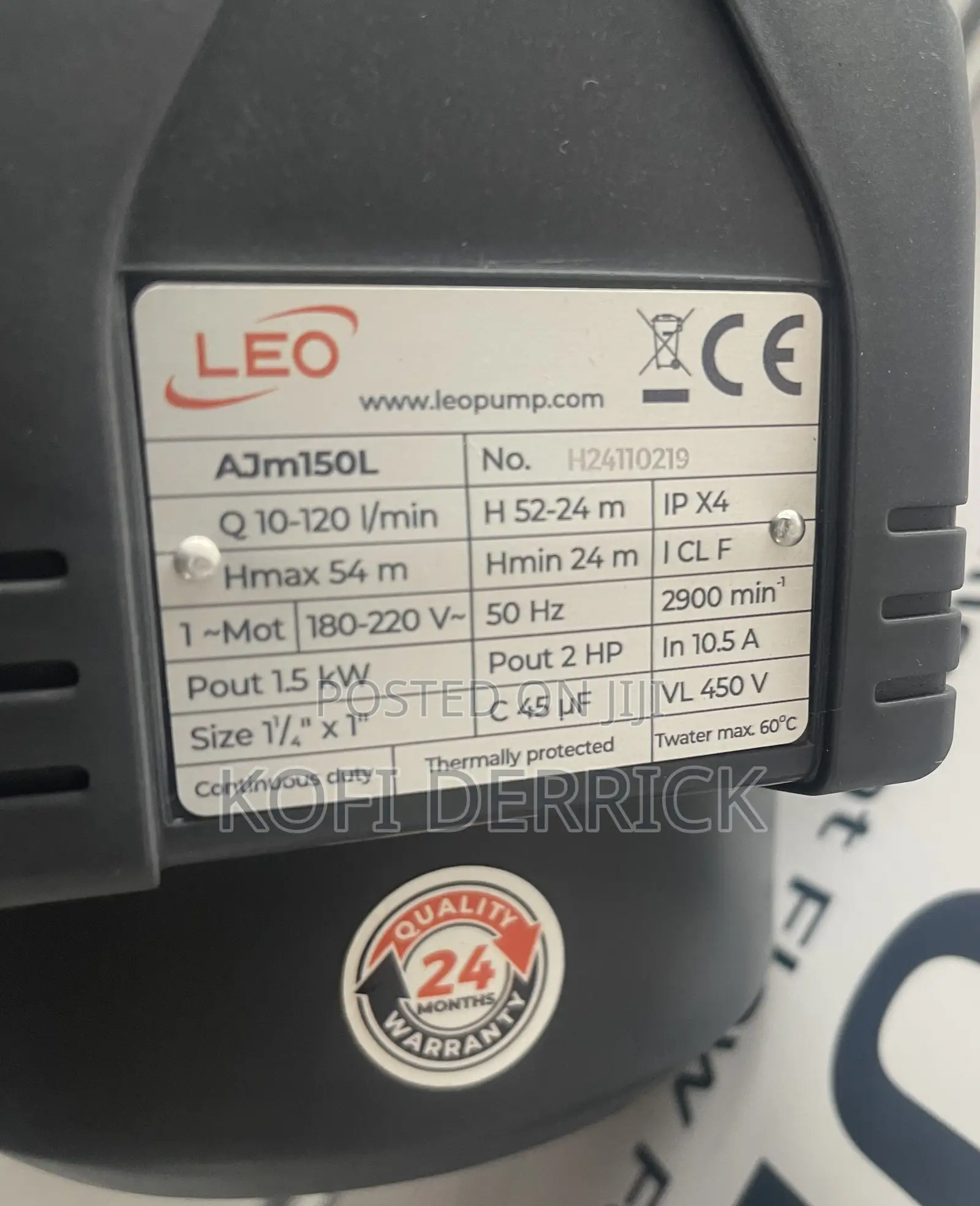 2hp Surface Pump - Leo