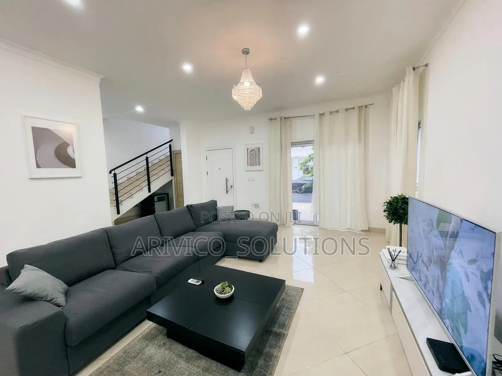 Furnished 3bdrm Townhouse / Terrace in The Greens, Tema Metropolitan