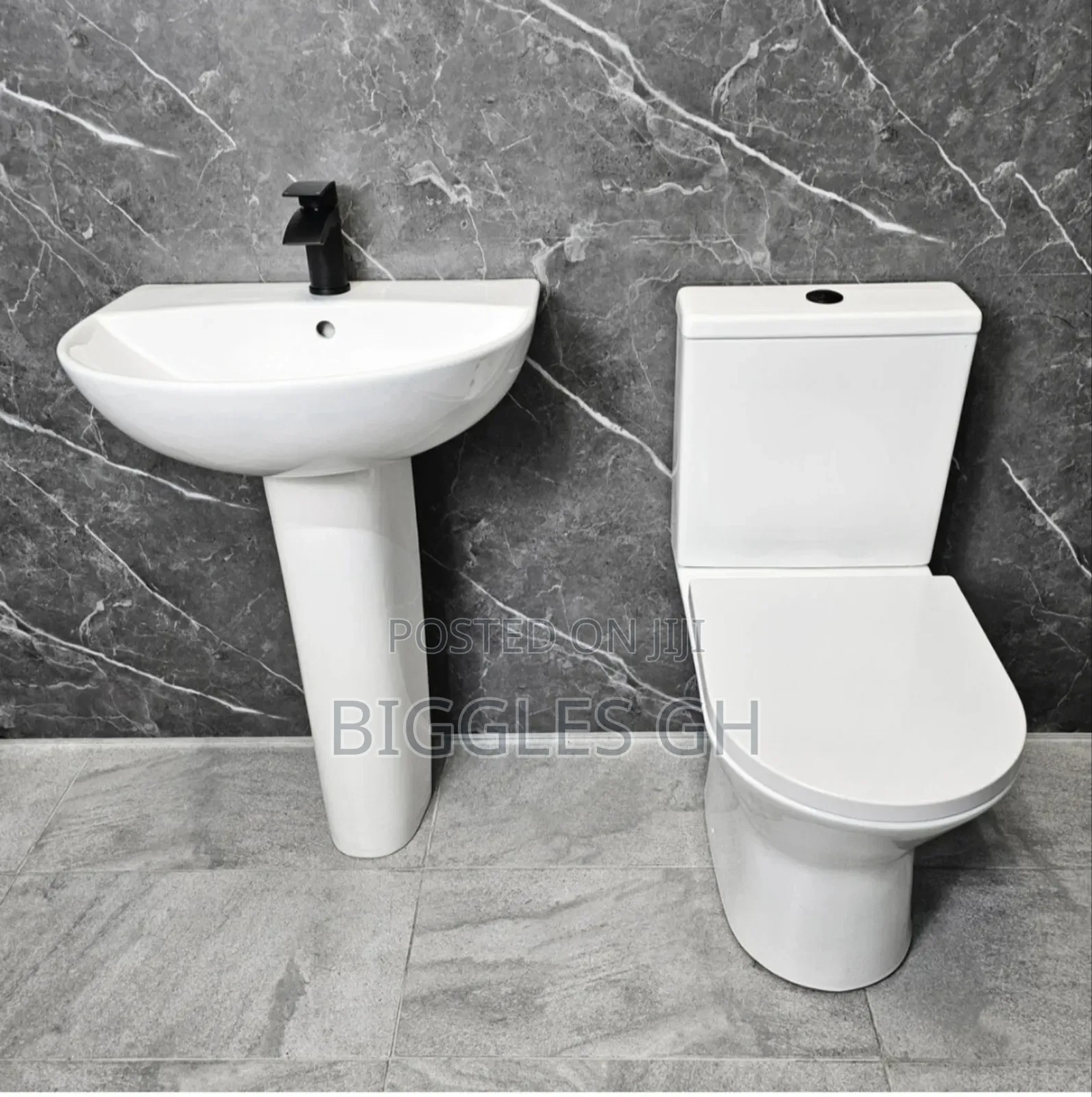 Wc With Basin- Slim Tank Wc + Basin