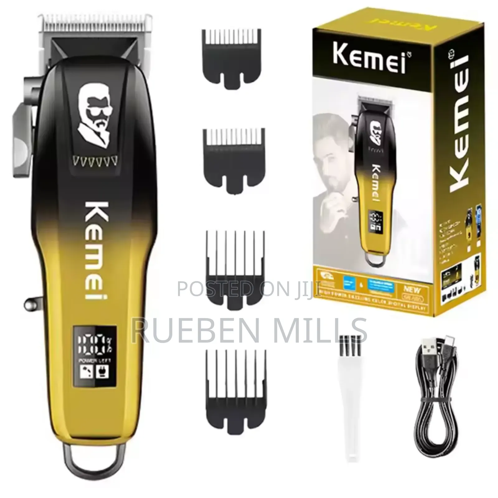 Kemei KM-709A Professional Barbering Machine (Golden)