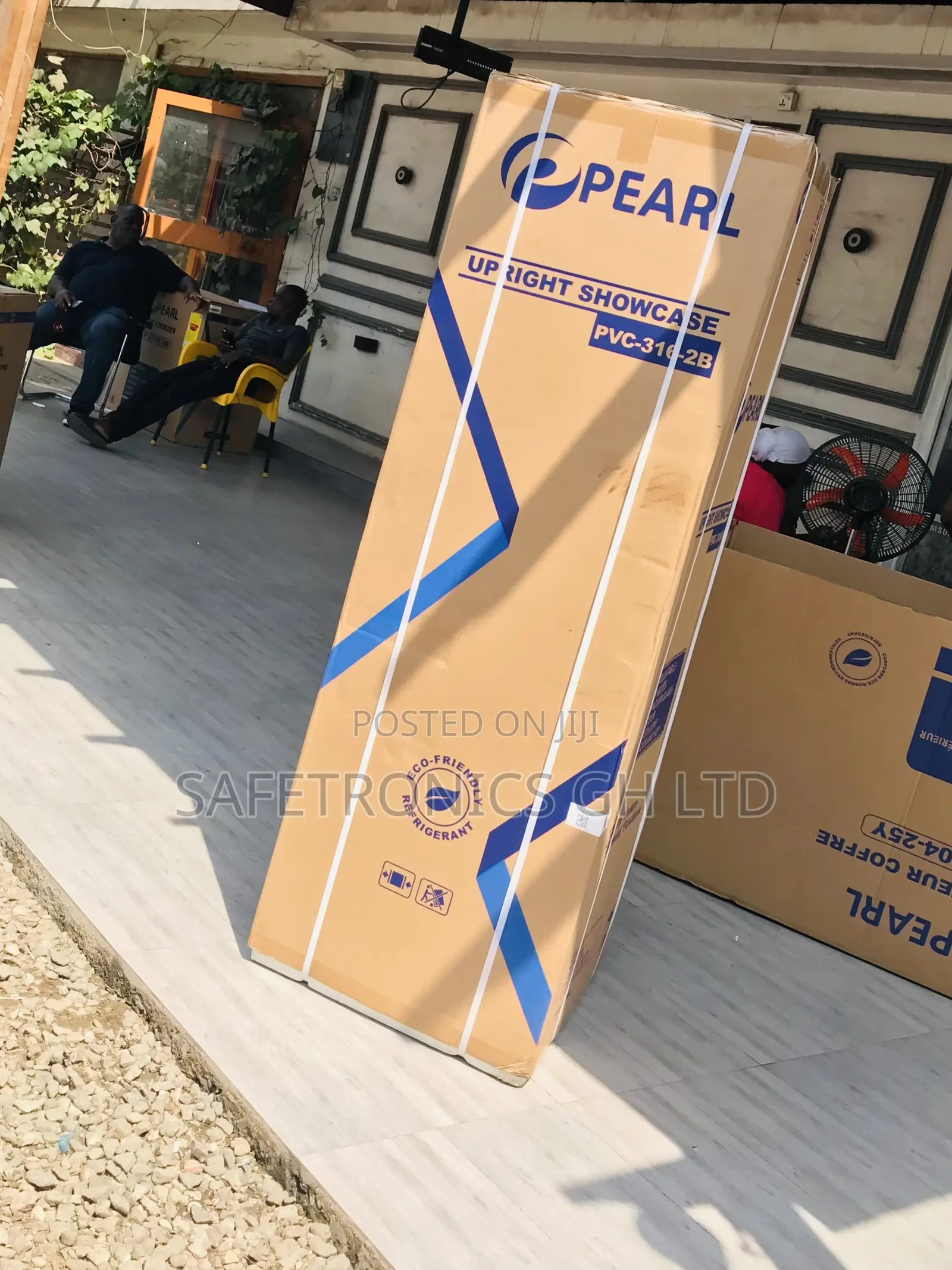 Authentic Pearl Singledoor PVC-316 Display Glass Door Fridge