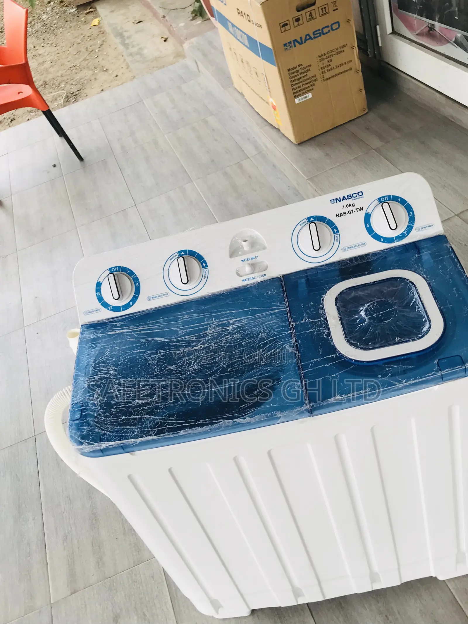 Super Wash Nasco 7kg Topload Semiauto Twintub Washer
