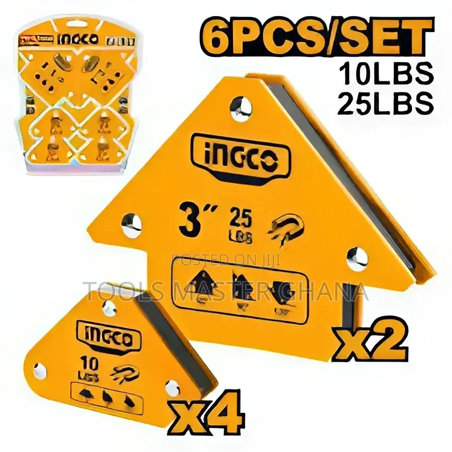 6 Pcs Magnetic Welding Holder Set - Amwh6001