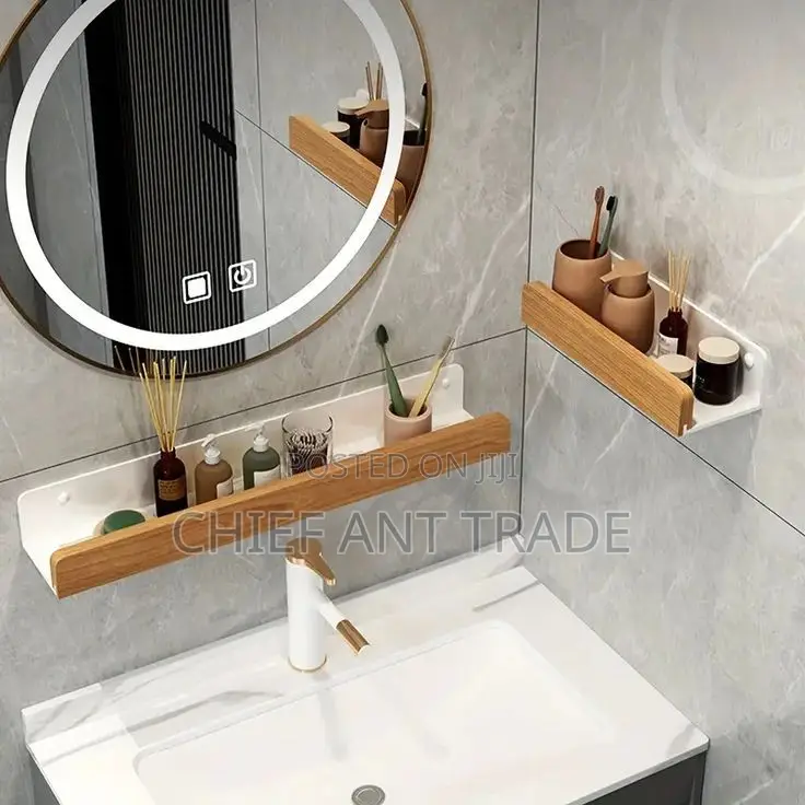 Wooden Designed Shelf Jz0019 60cm