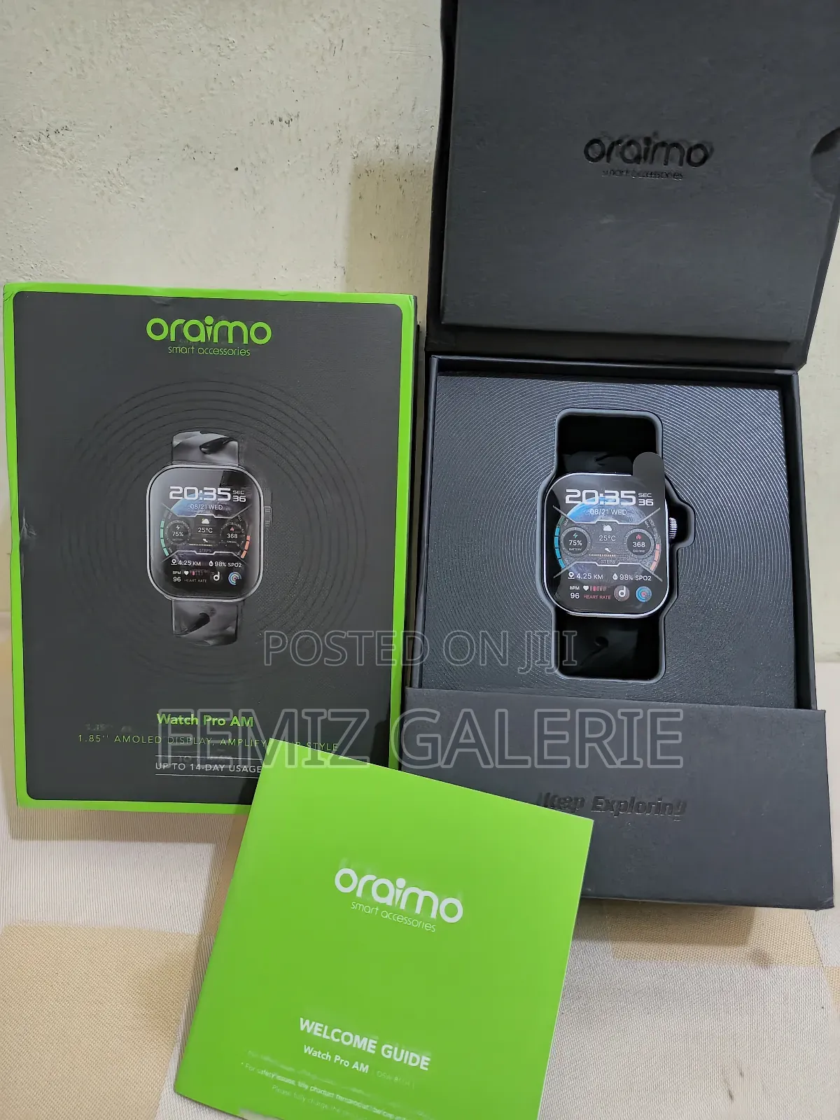 Oraimo Watch Pro Am 1.85′′ Amoled Ip68 Smart Watch
