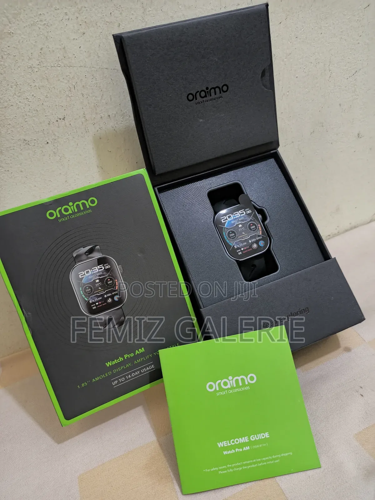 Oraimo Watch Pro Am 1.85′′ Amoled Ip68 Smart Watch