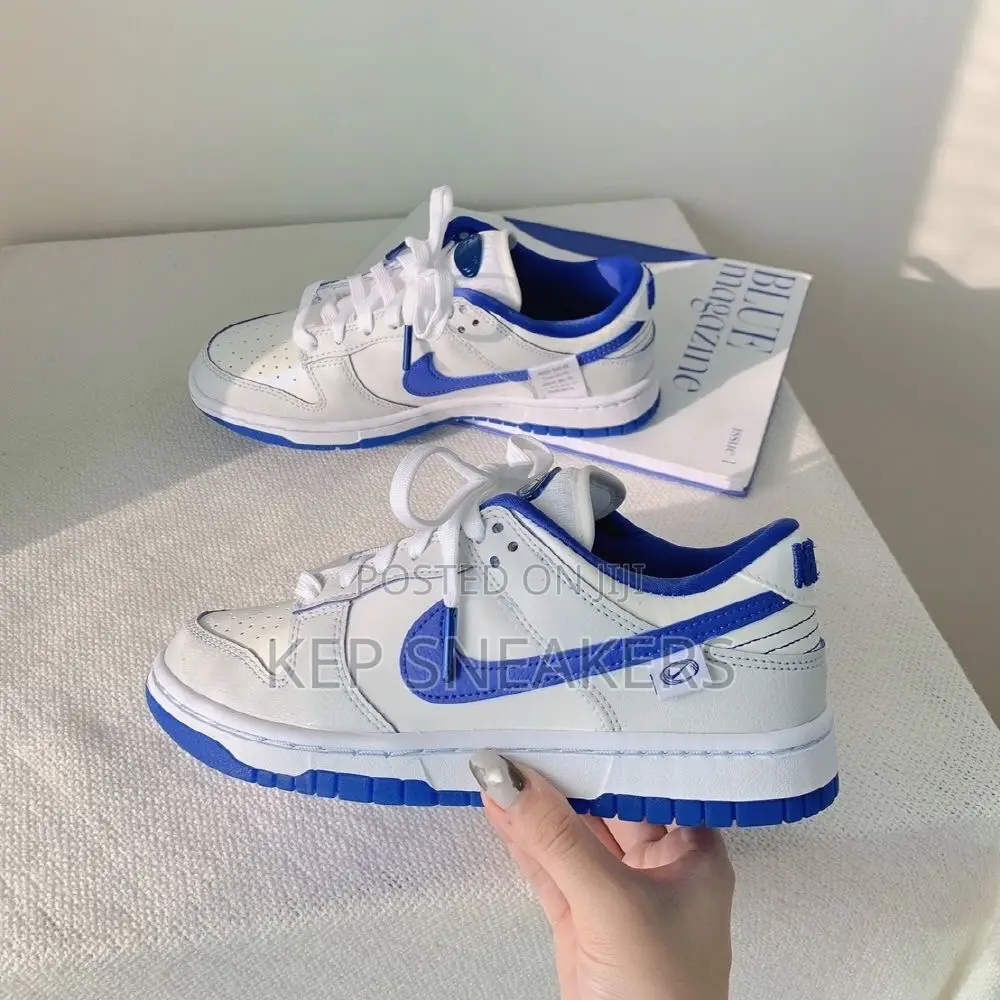 Nike Dunk Low “Ivory Hyper Royal Gs”