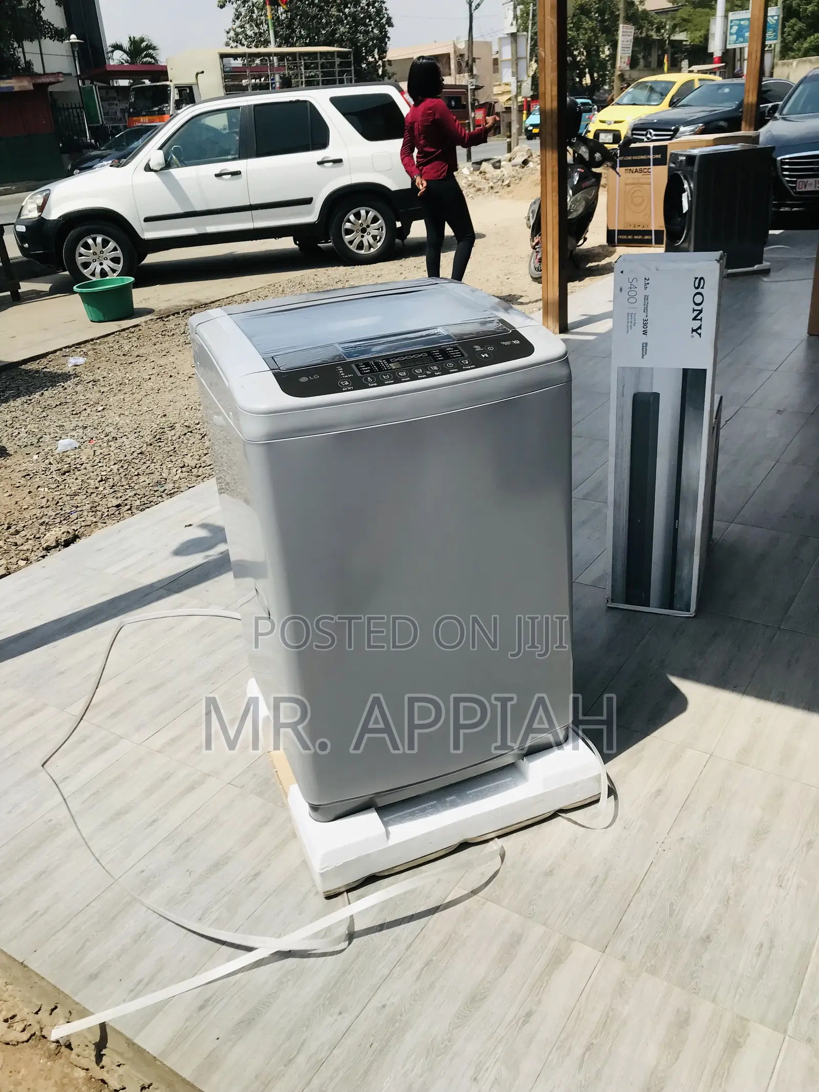 New LG 13kg Fully Automatic Washing Machine(GRAY).