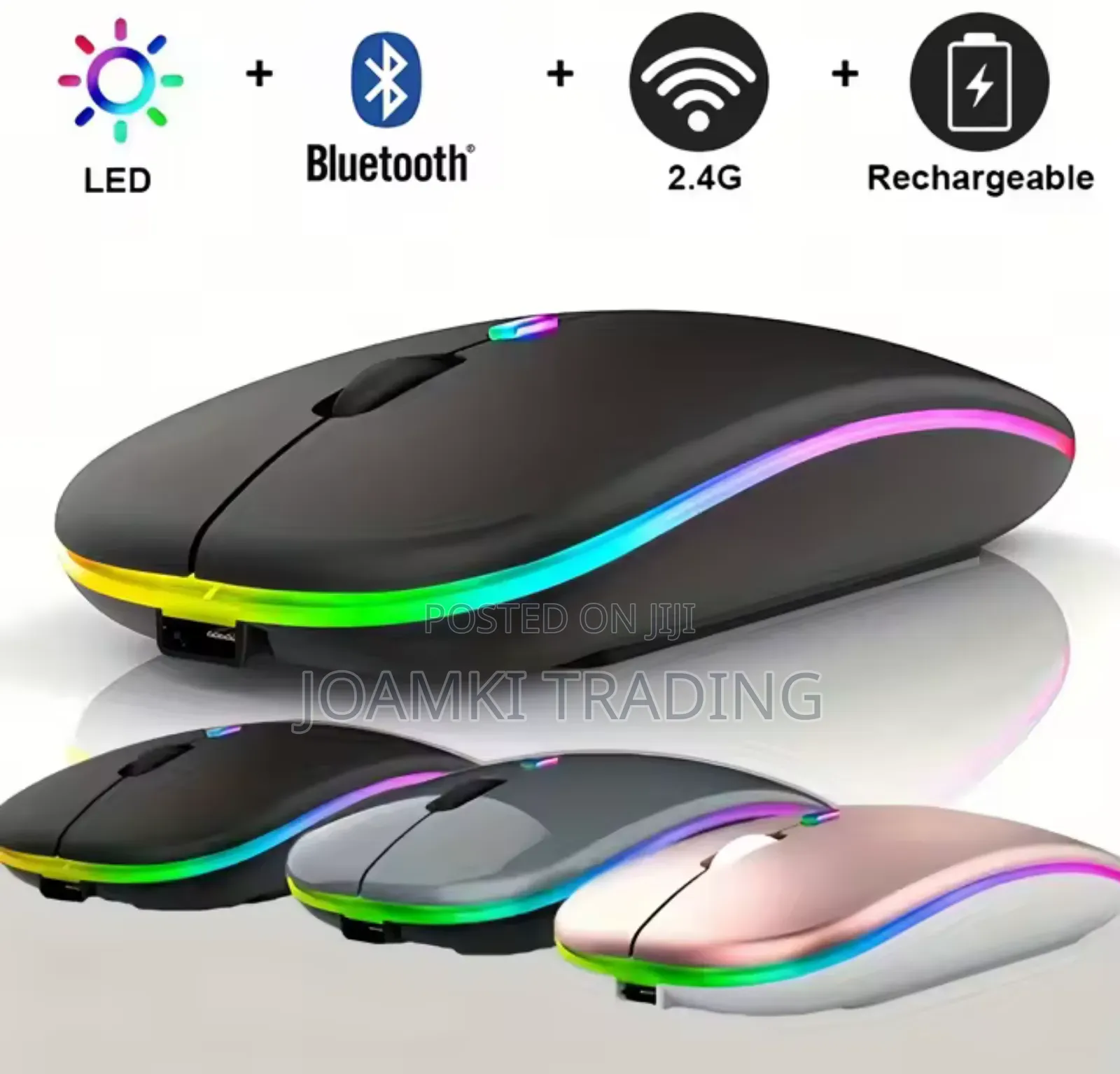 Wireless Bluetooth Rechargeable Mouse