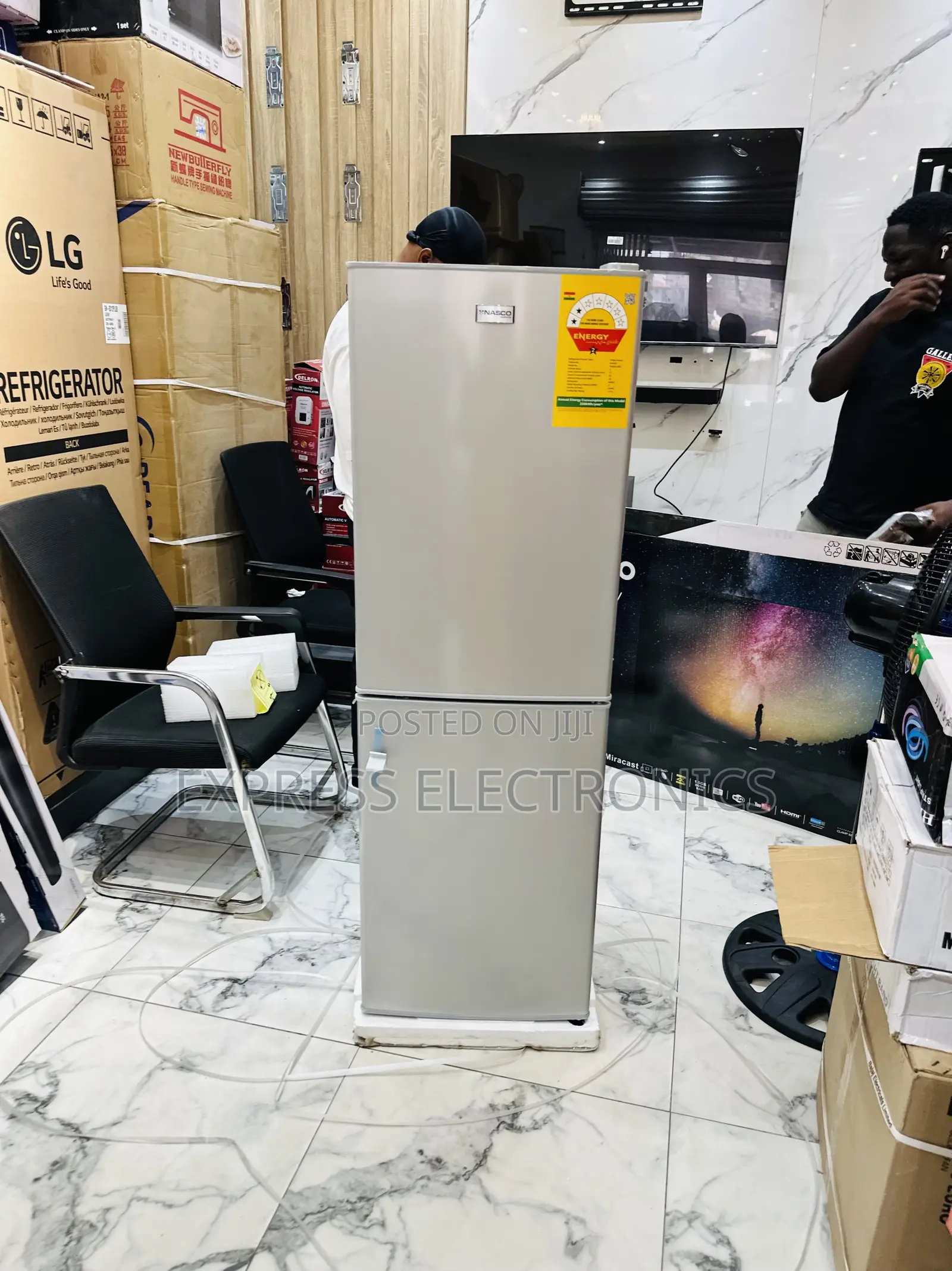 Powerful Chill Double Door Fridge Nasco Nasd2-20fl