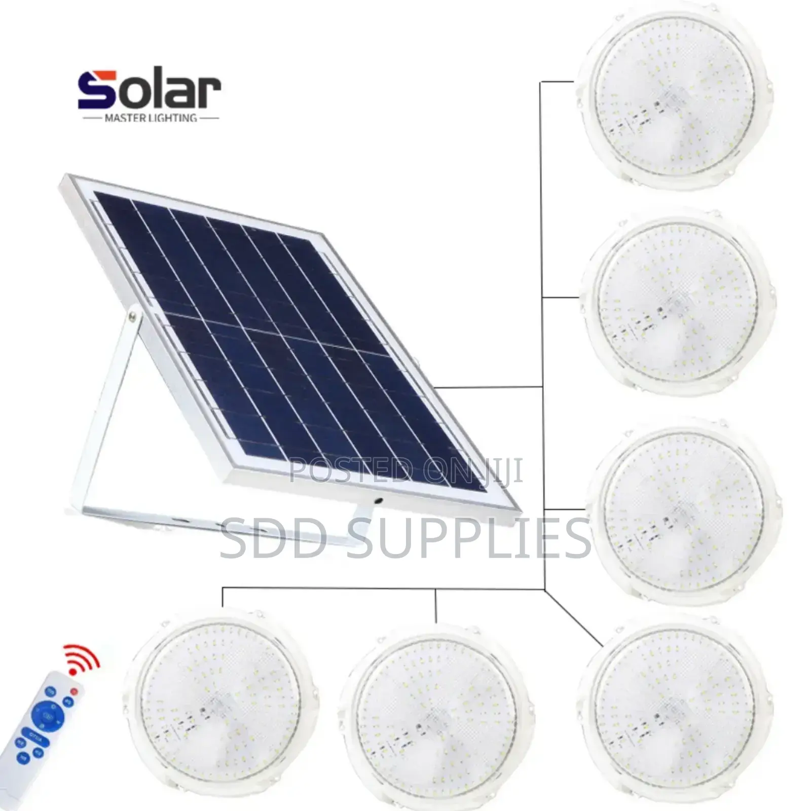 6in1 Solar Rechargeable Ceiling Light