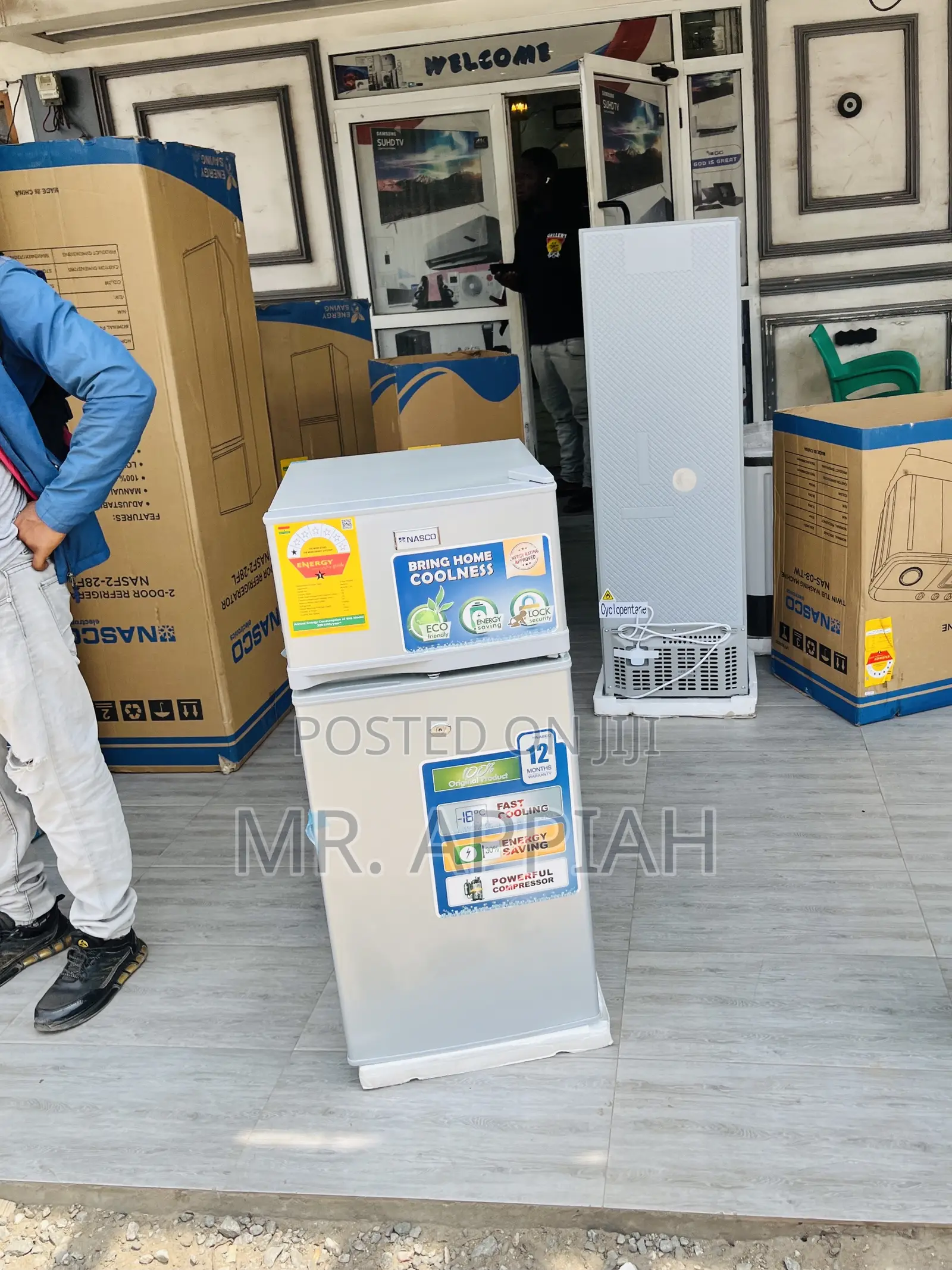 Quality Yet Affordable Nasco Nasf2-12s 2 Door Refrigerator.