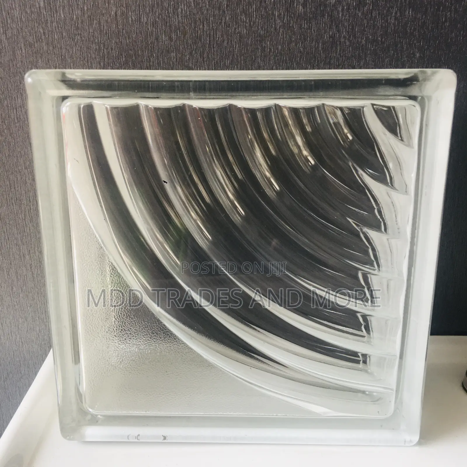 Glass Block Available Plain