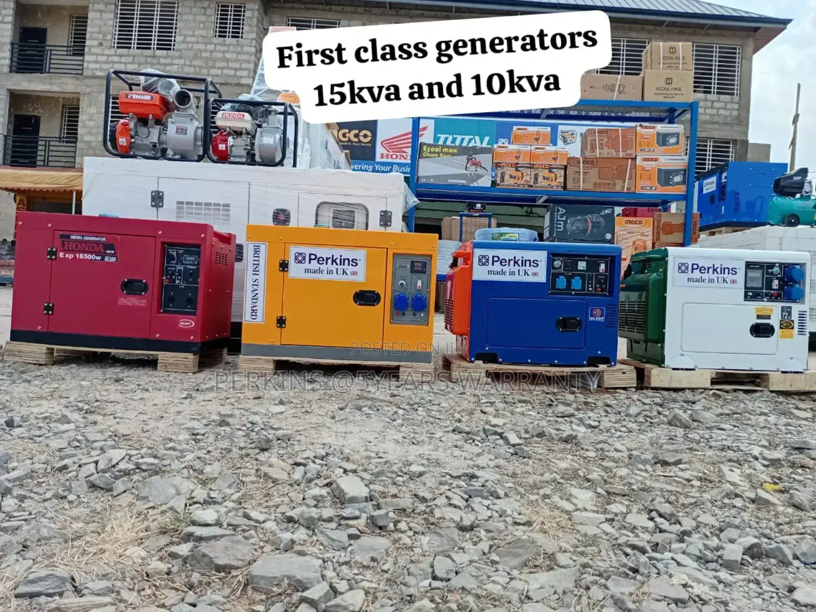 Pure Performance 15kva 16500wats Diesel Silent Generator UK