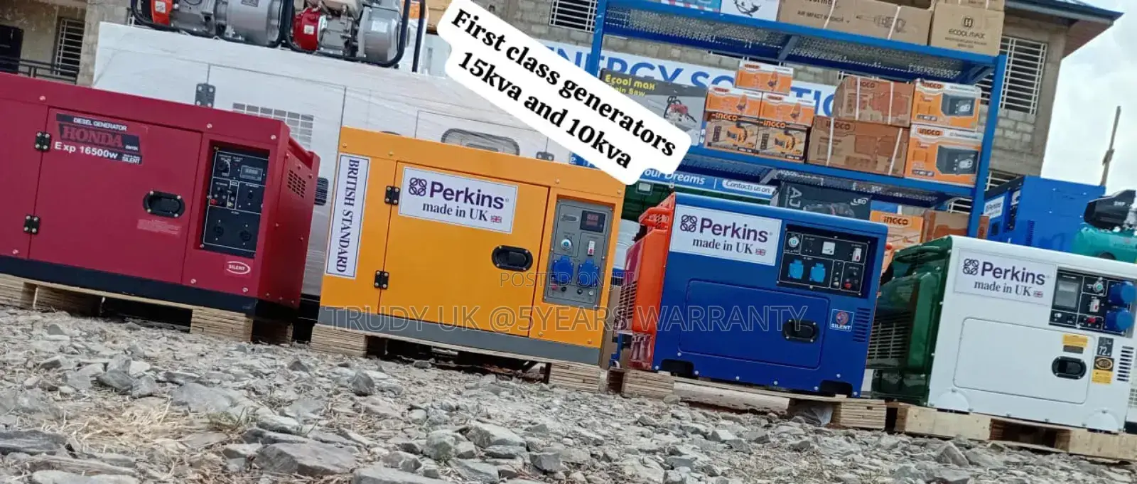 Silent Operation 15kva Diesel Silent Generator 16500wats