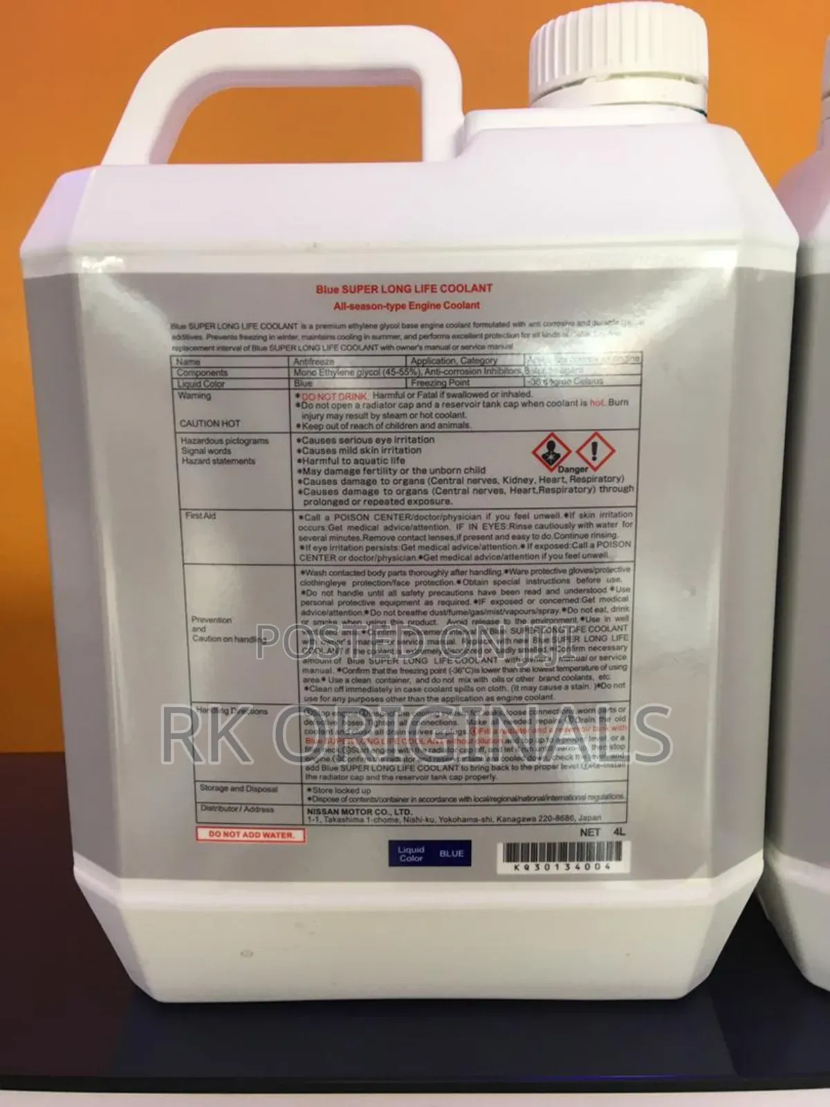 Nissan Super Long Life Blue Coolant Antifreeze4l From JAPAN