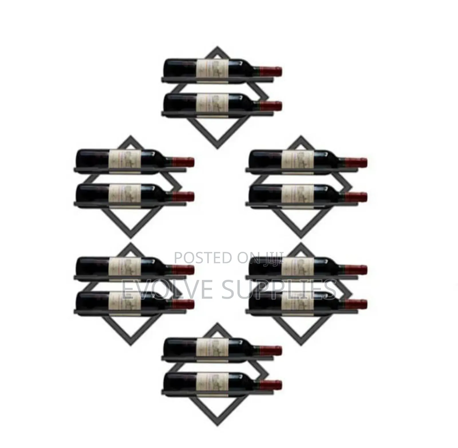 Mounted Wine Bottle Rack