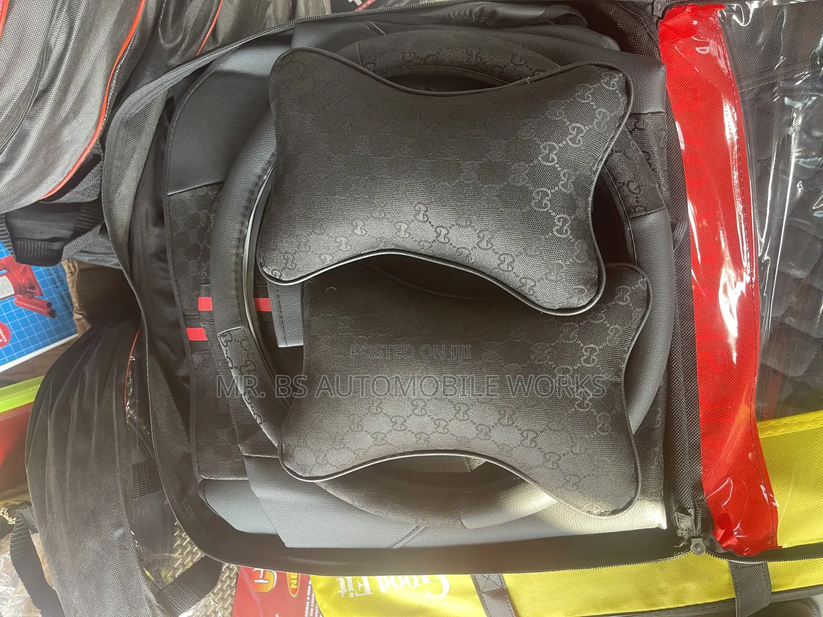 Gucci Seat Cover (Black)