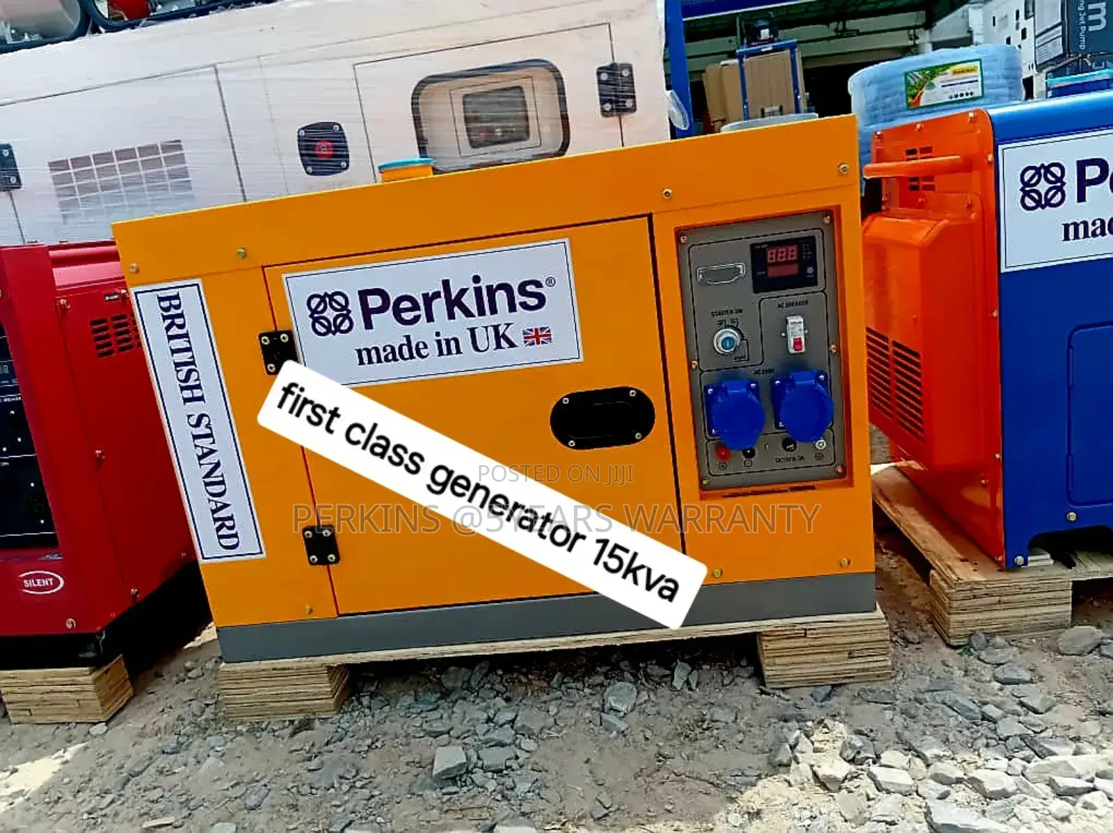 Pure Performance 15kva Diesel Perkins Silent 16500wats 15kva