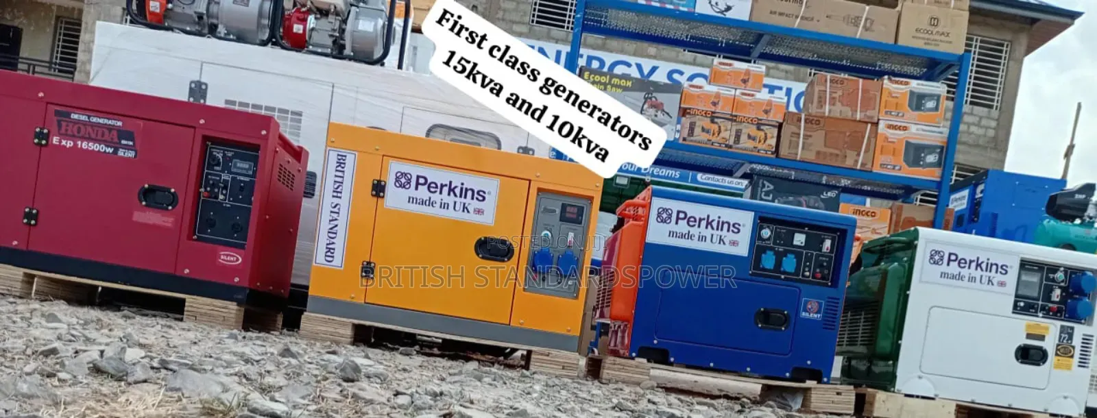 Generators Perkins and Honda 10kva and 15kva Diesel Silent